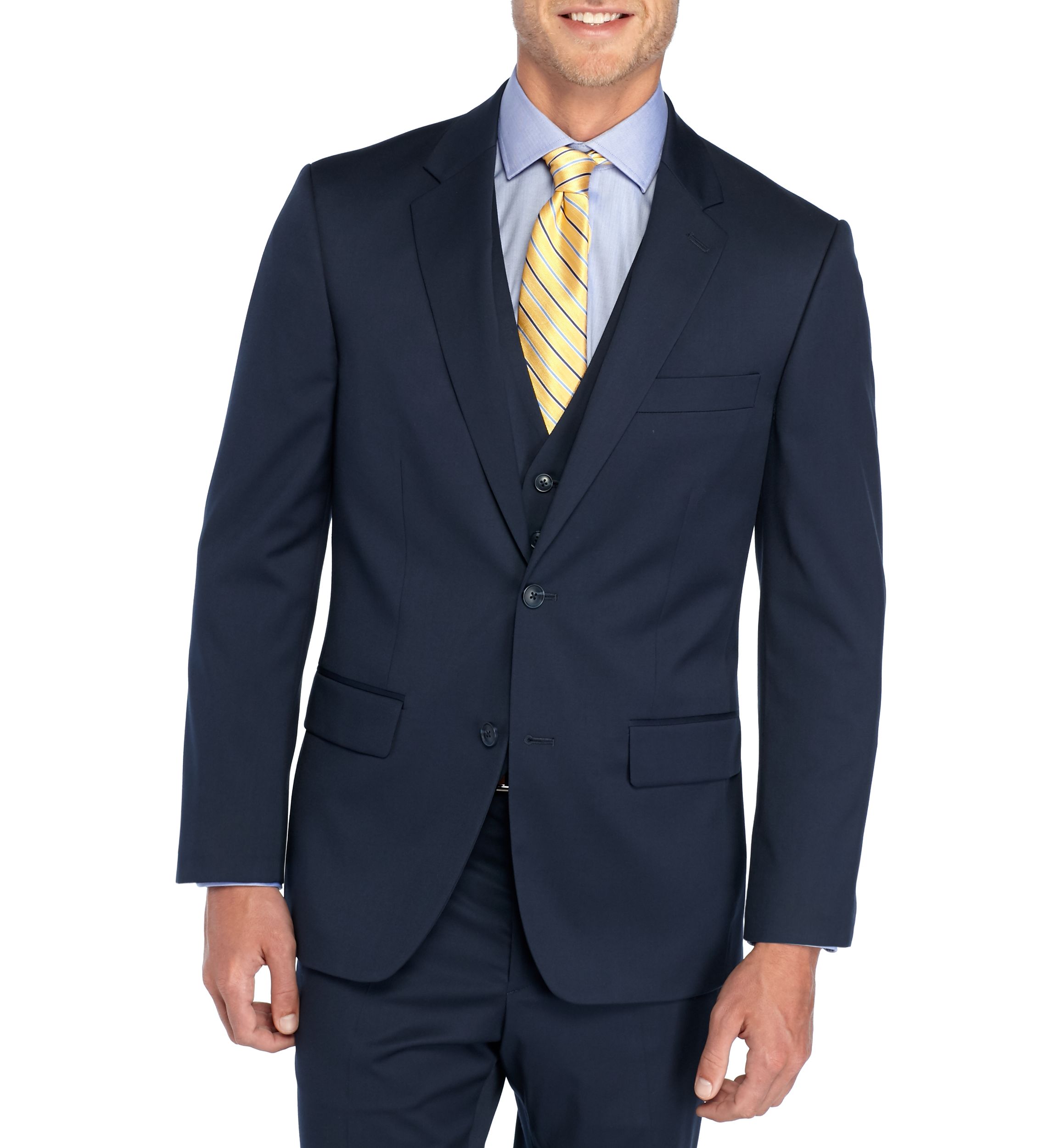 Solid Stretch Suit Coat