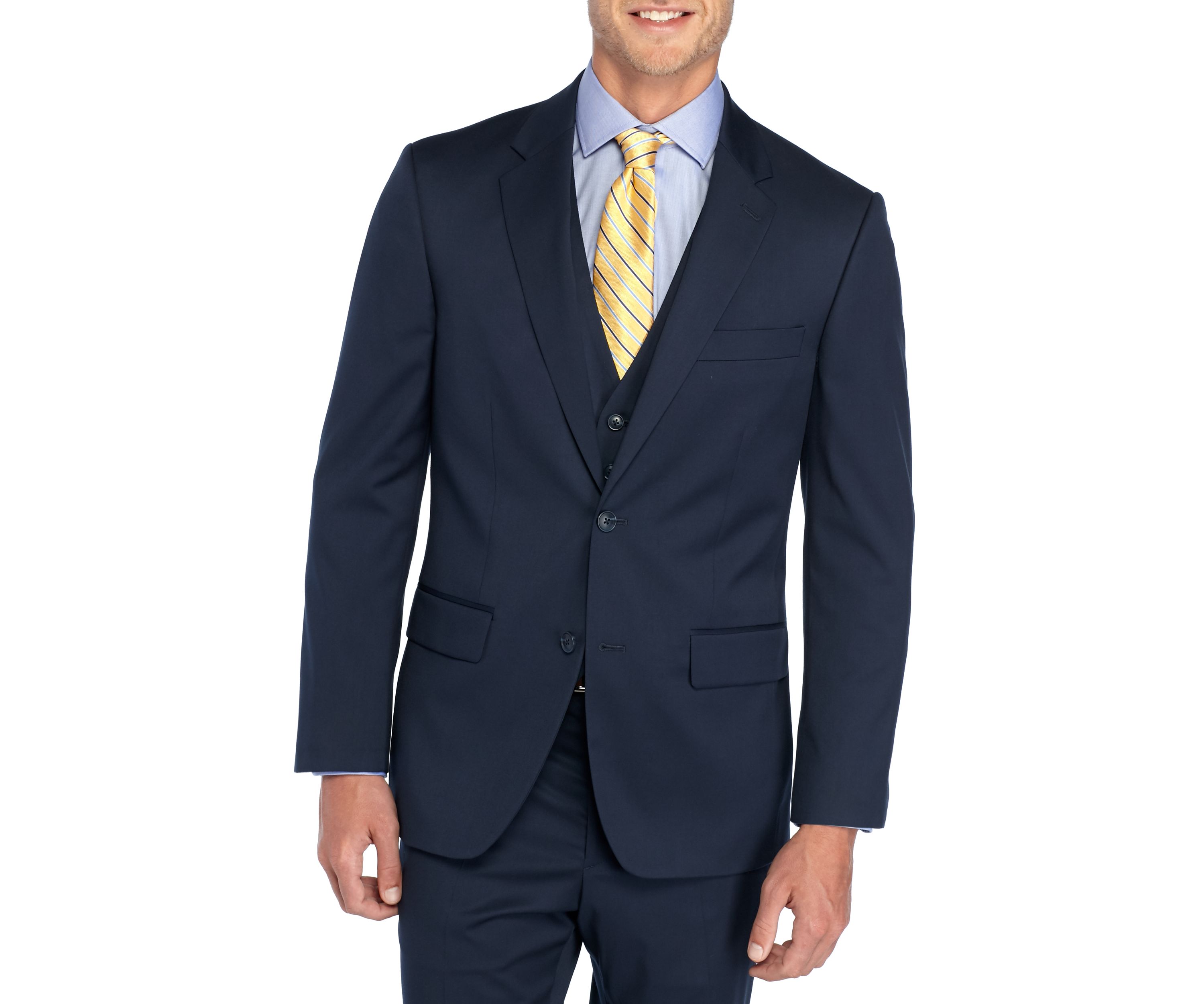 Solid Stretch Suit Coat