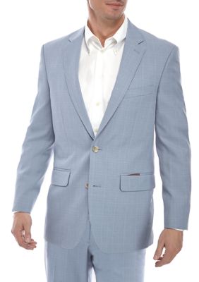 Saddlebred® Light Blue Plaid Suit Separate Coat | belk