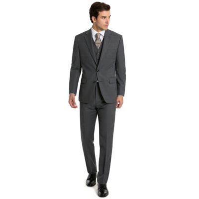 Michael Kors Men's Suit Jacket, Grey, 54 Long