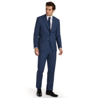 Michael Kors Men's Suit Jacket, Light Blue, 54 Long