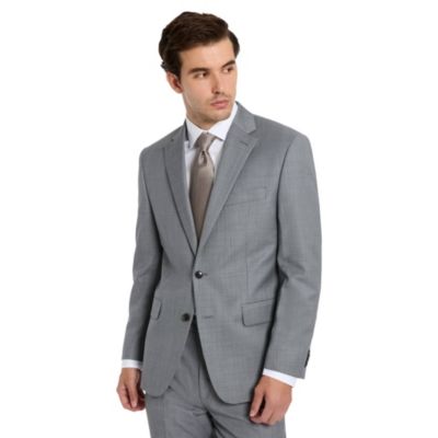 Michael Kors Men's Suit Jacket, Grey, 41 Regular