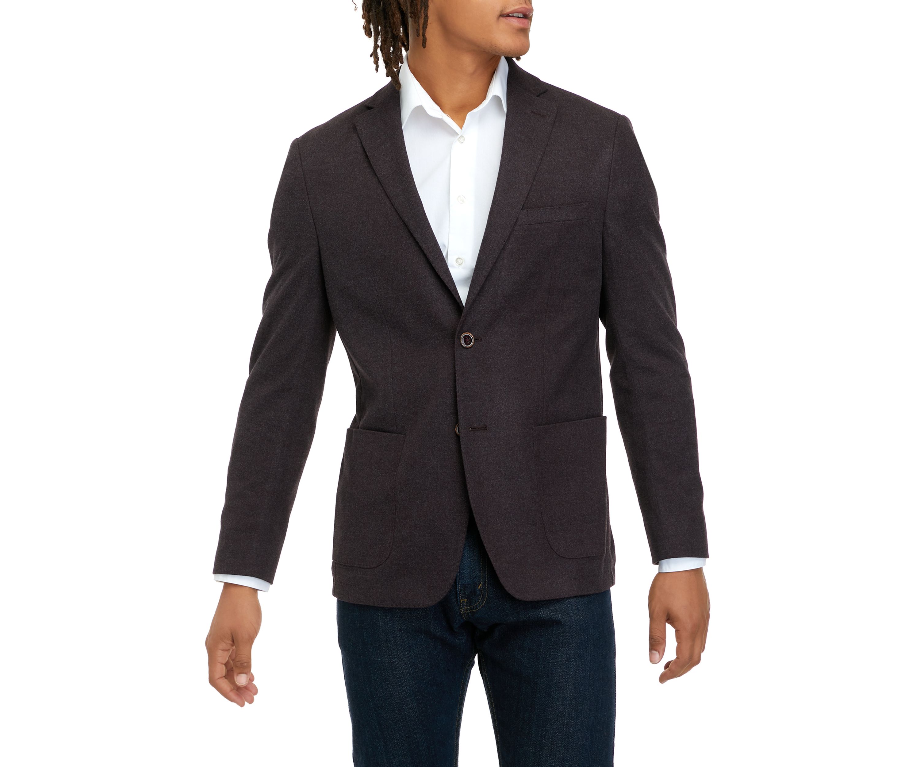 Single Breasted Soft Knit Sport Coat