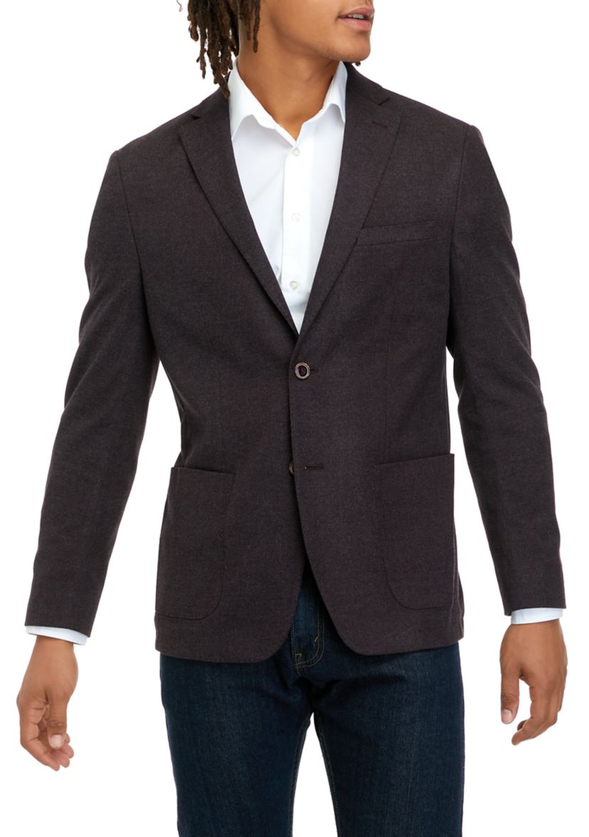 Single Breasted Soft Knit Sport Coat