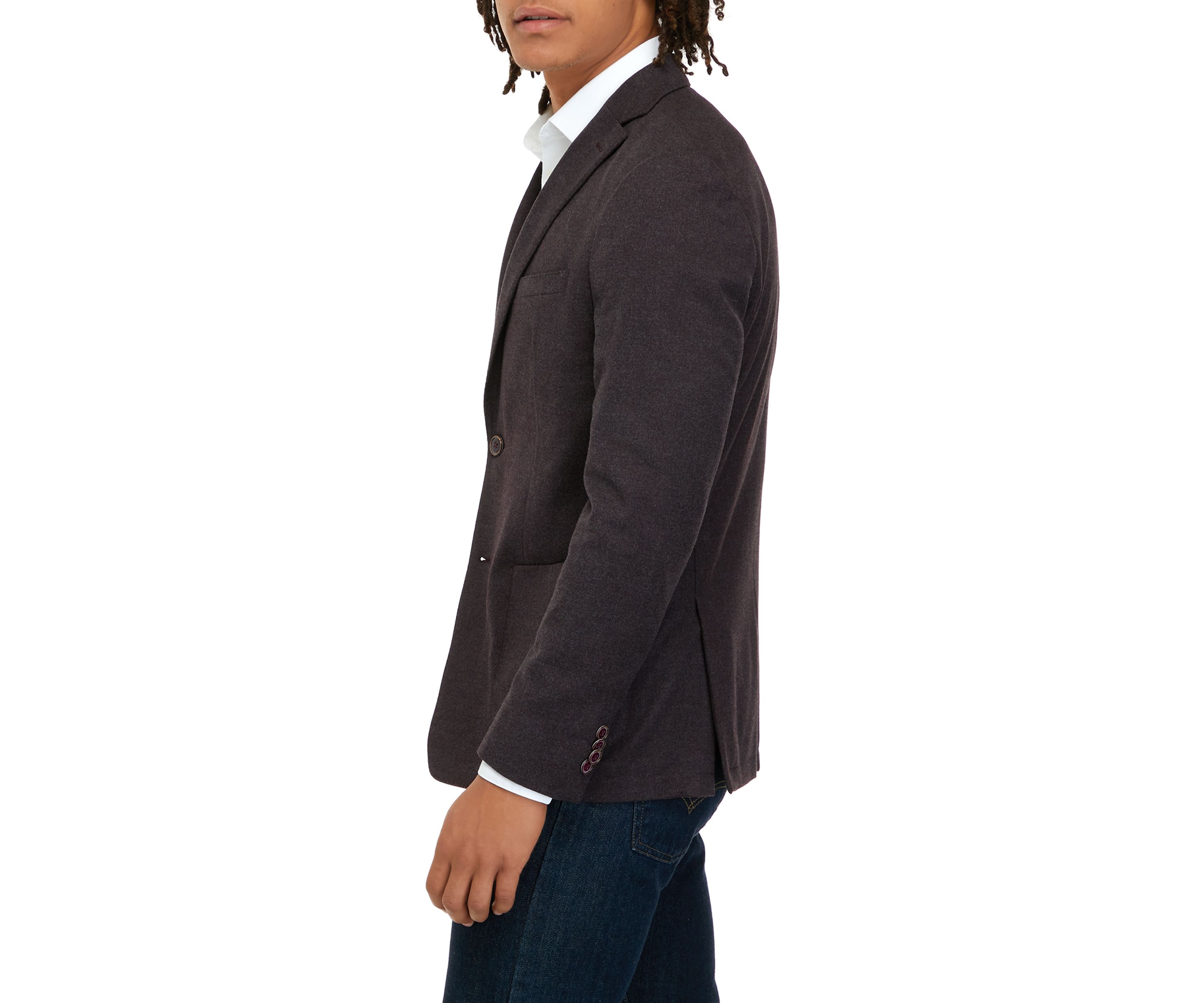 Single Breasted Soft Knit Sport Coat