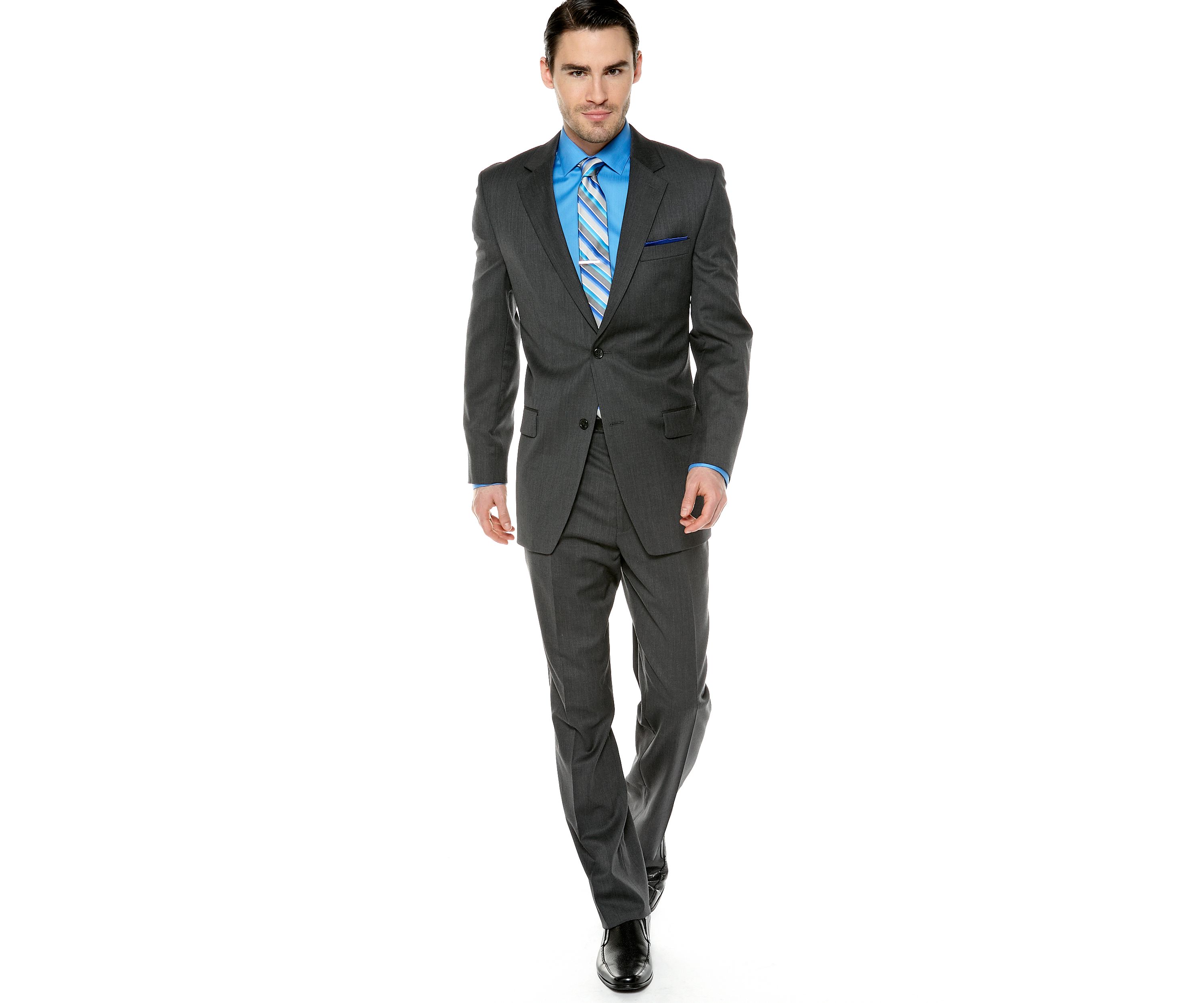 Classic Fit Solid Suit