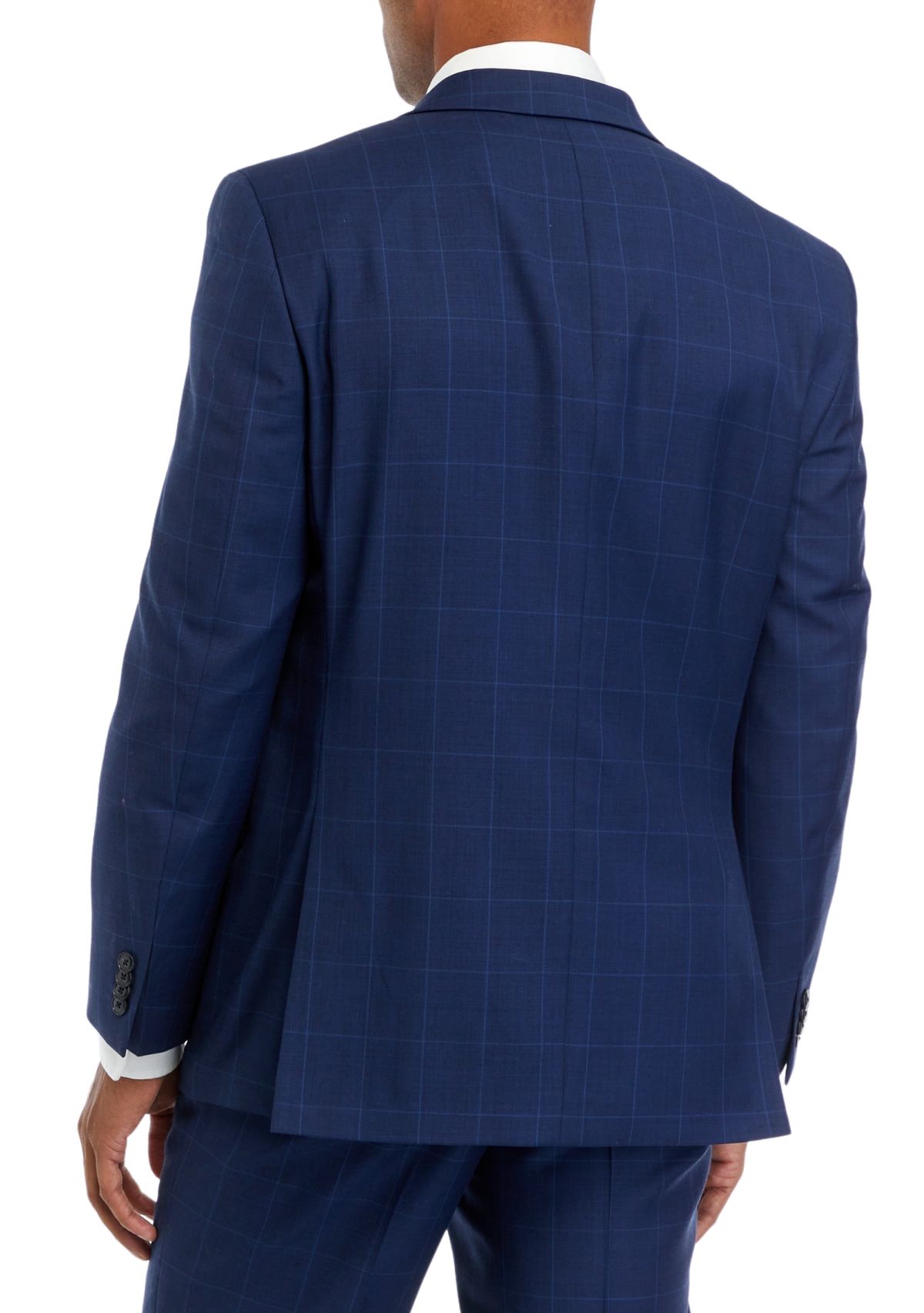 Mens Windowpane Suit Separate Coat