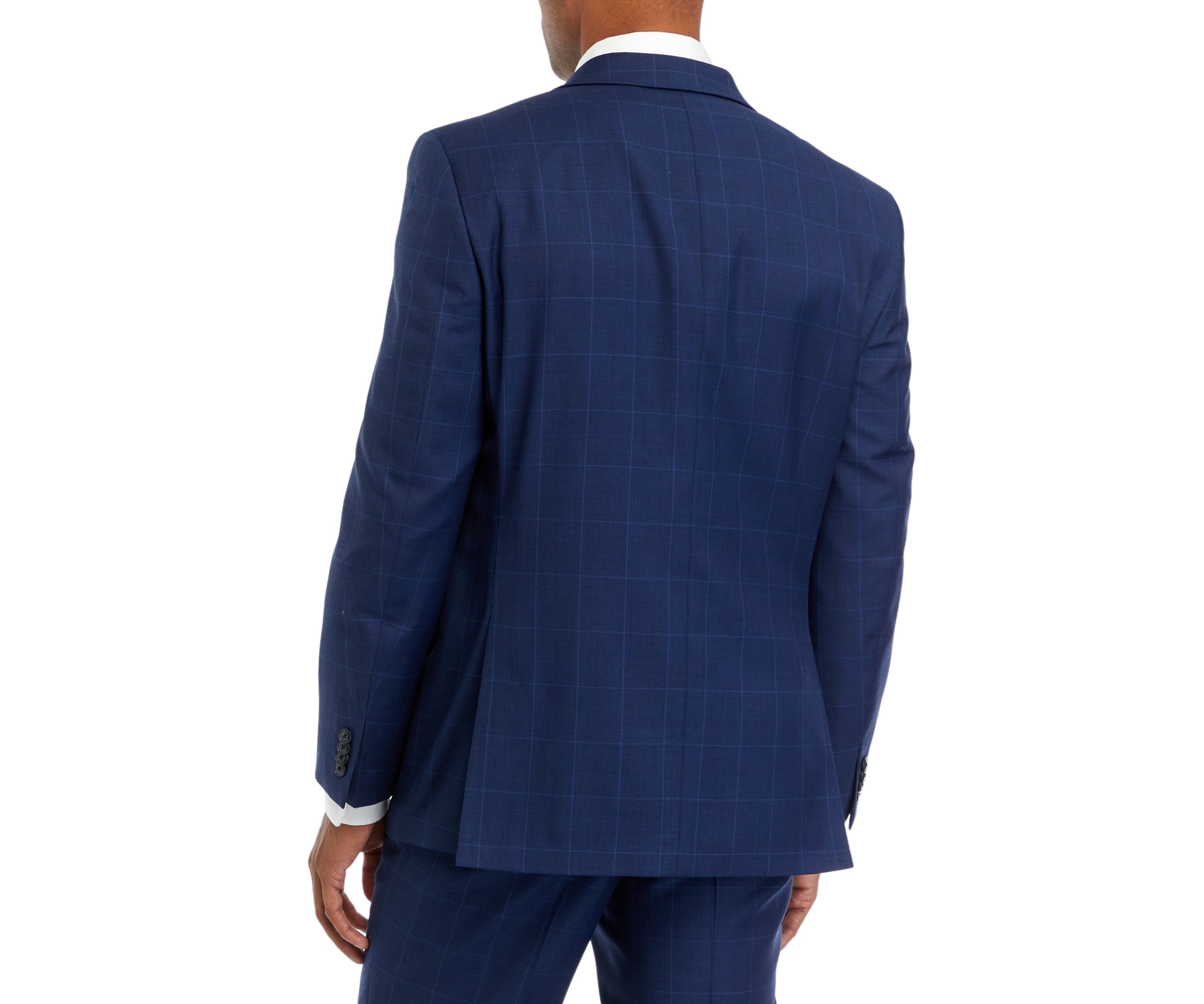 Mens Windowpane Suit Separate Coat