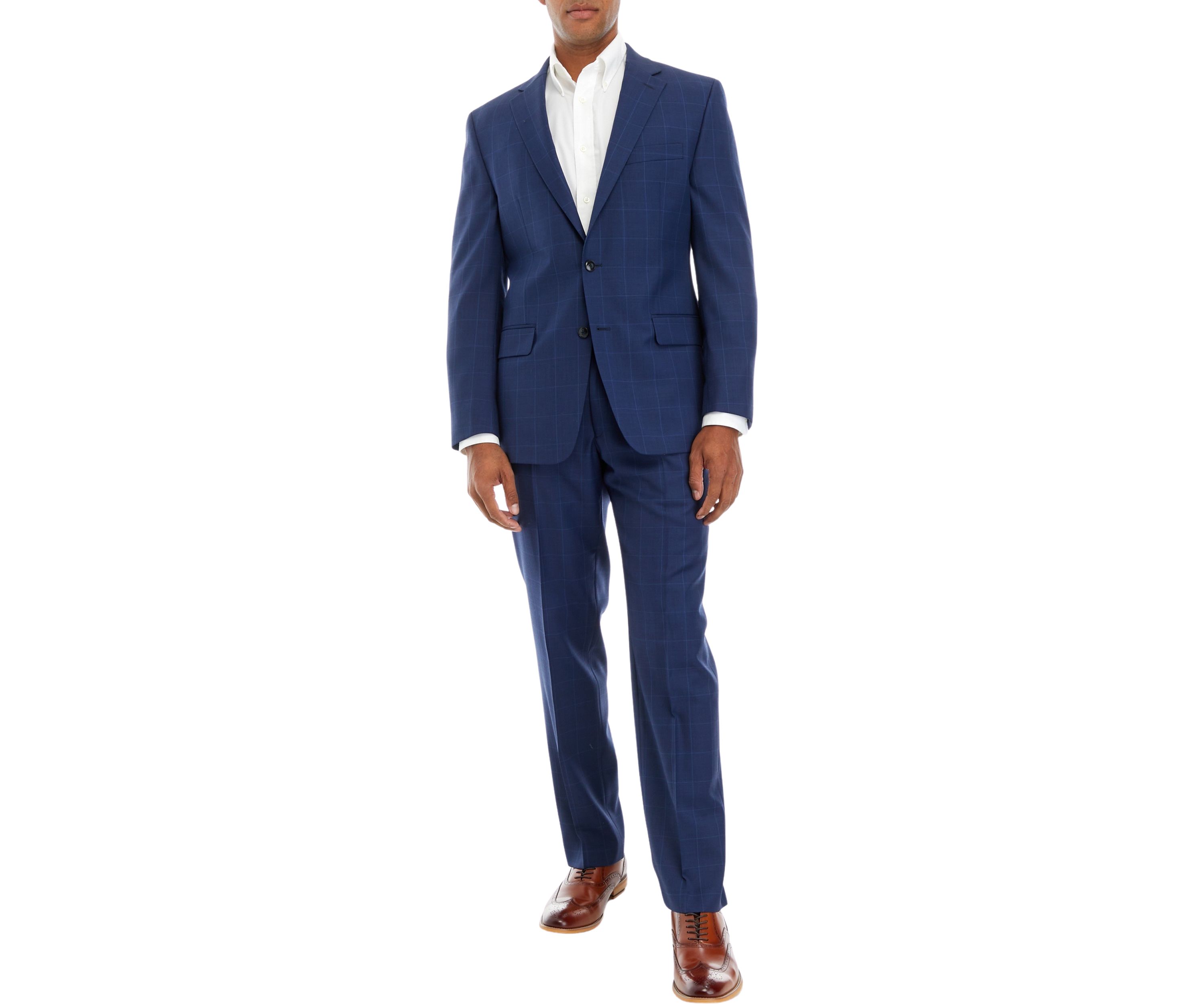 Mens Windowpane Suit Separate Coat