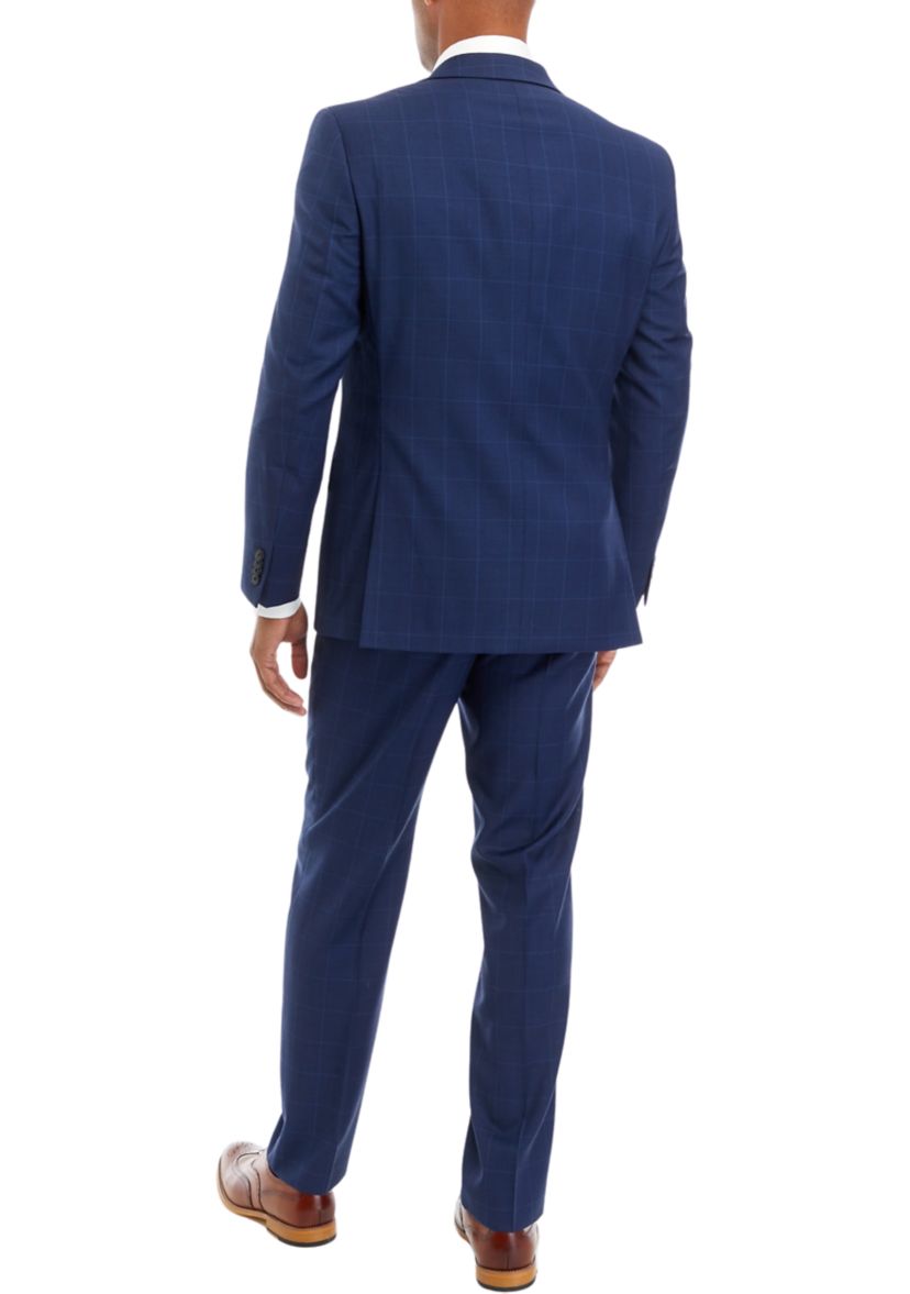 Mens Windowpane Suit Separate Coat