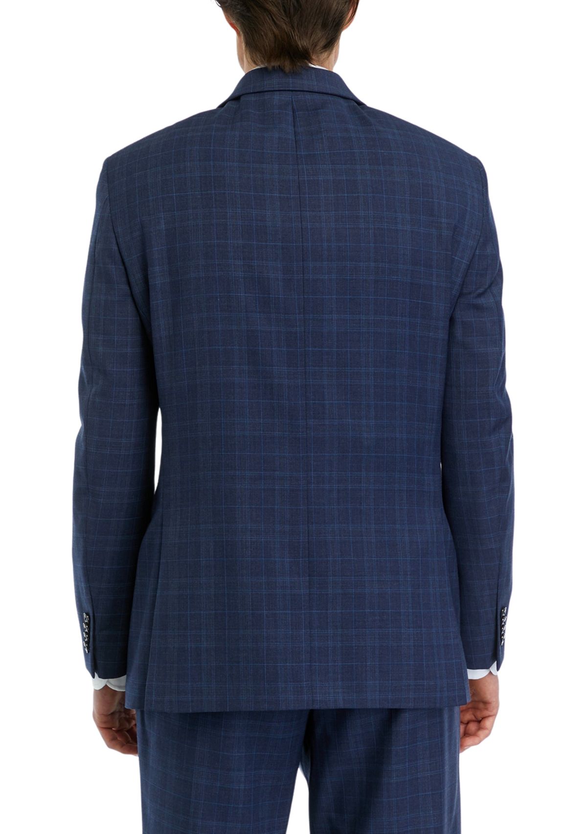 Blue Plaid Suit Separate Coat 