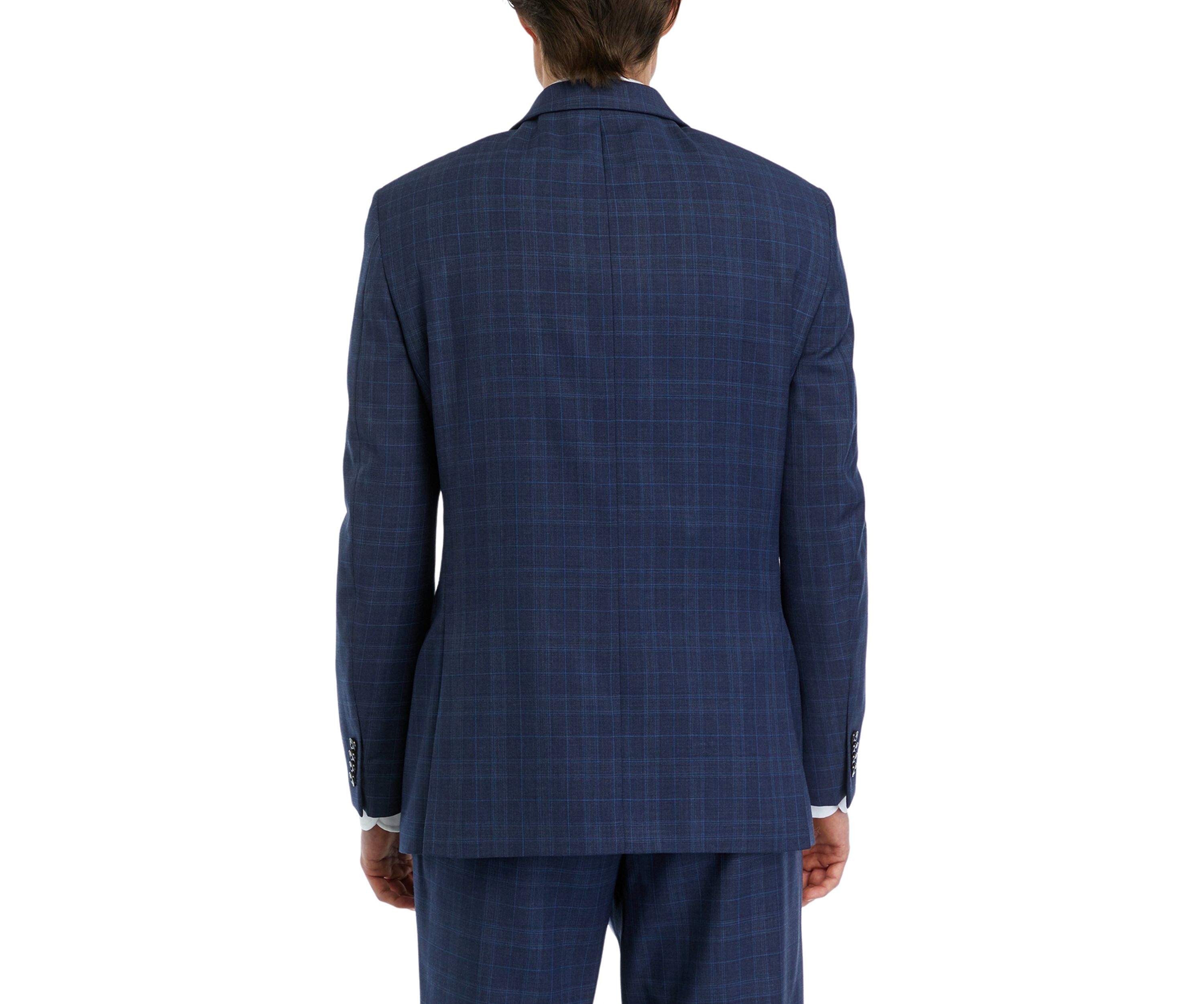 Blue Plaid Suit Separate Coat 