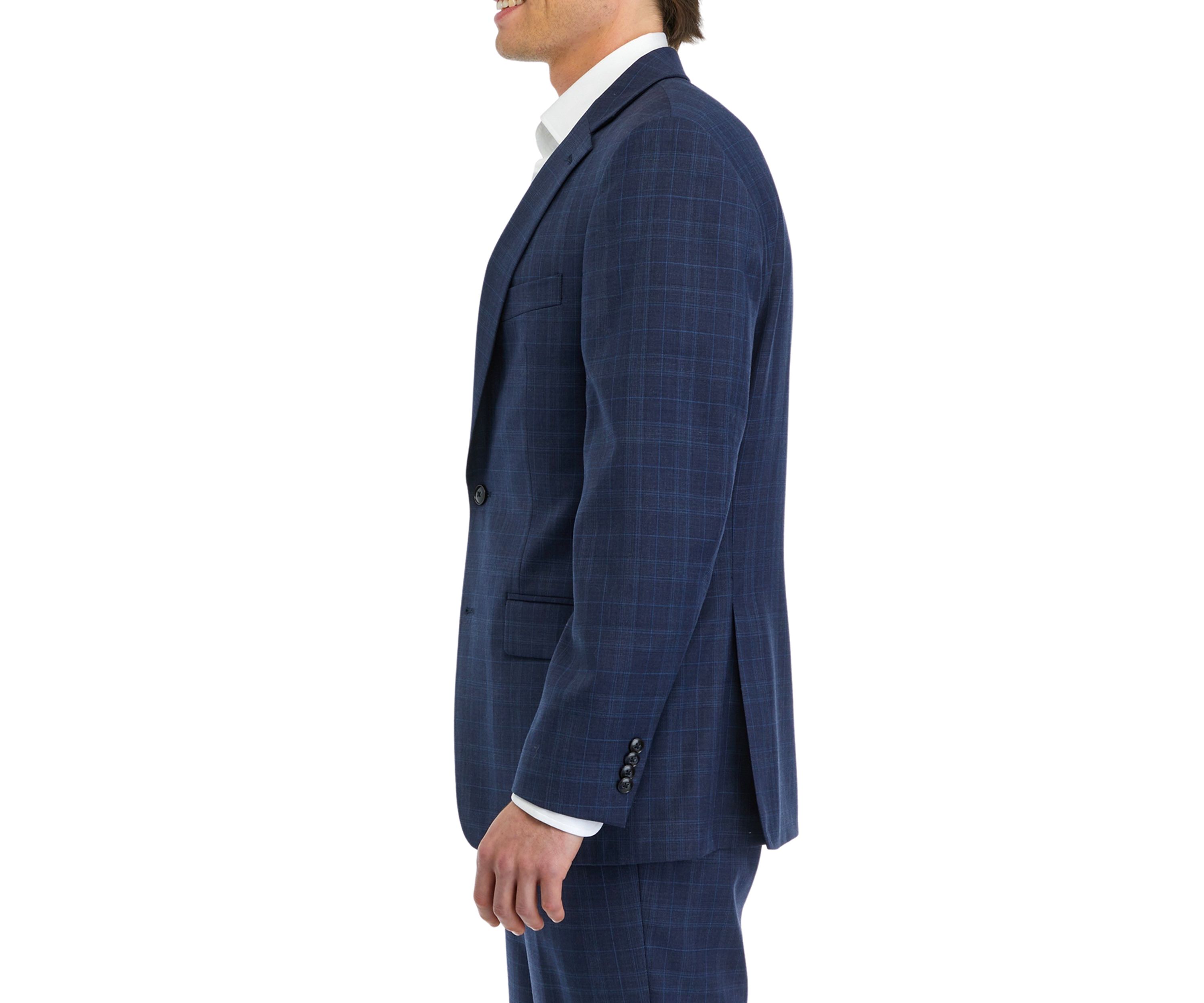 Blue Plaid Suit Separate Coat 
