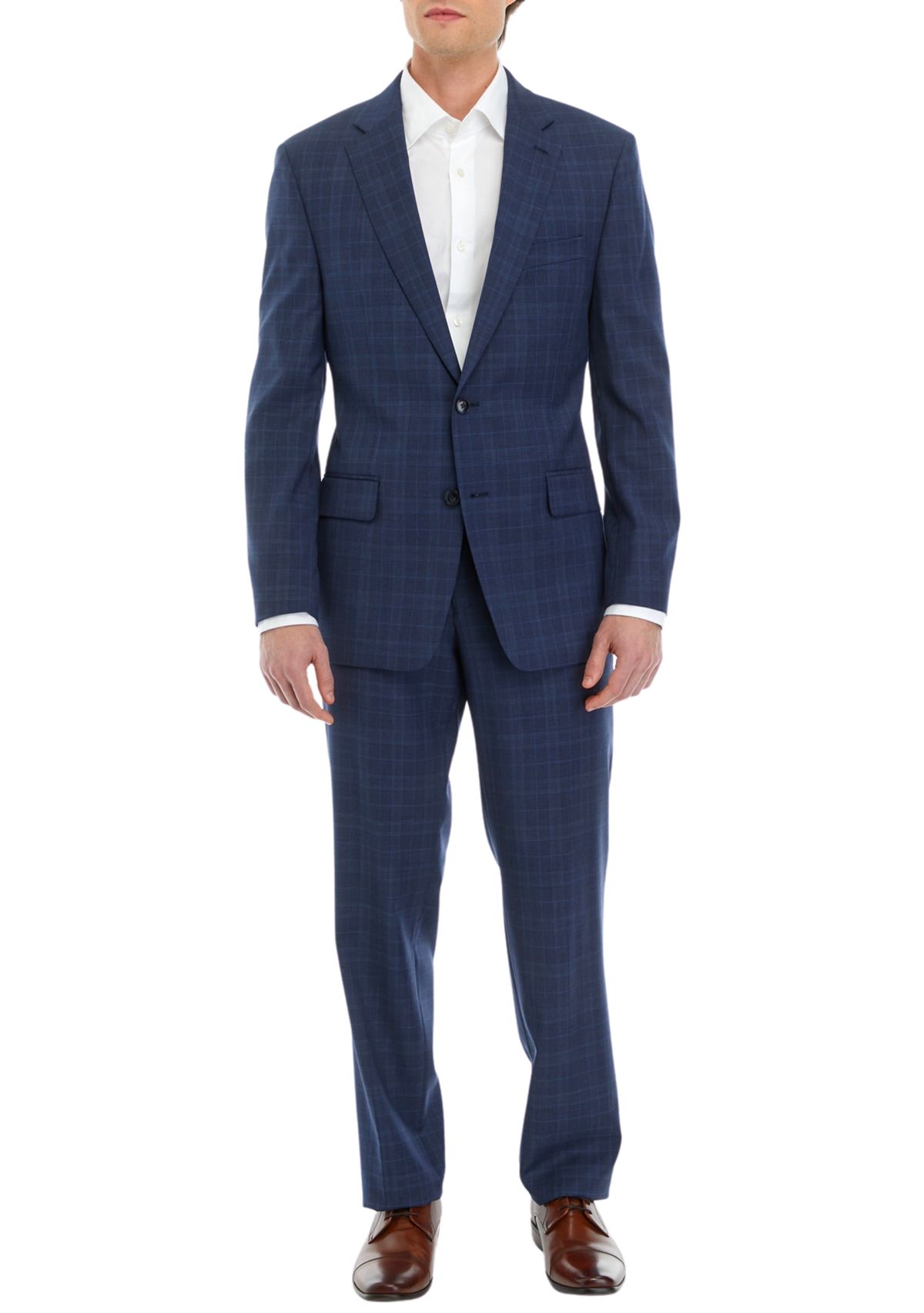Blue Plaid Suit Separate Coat 