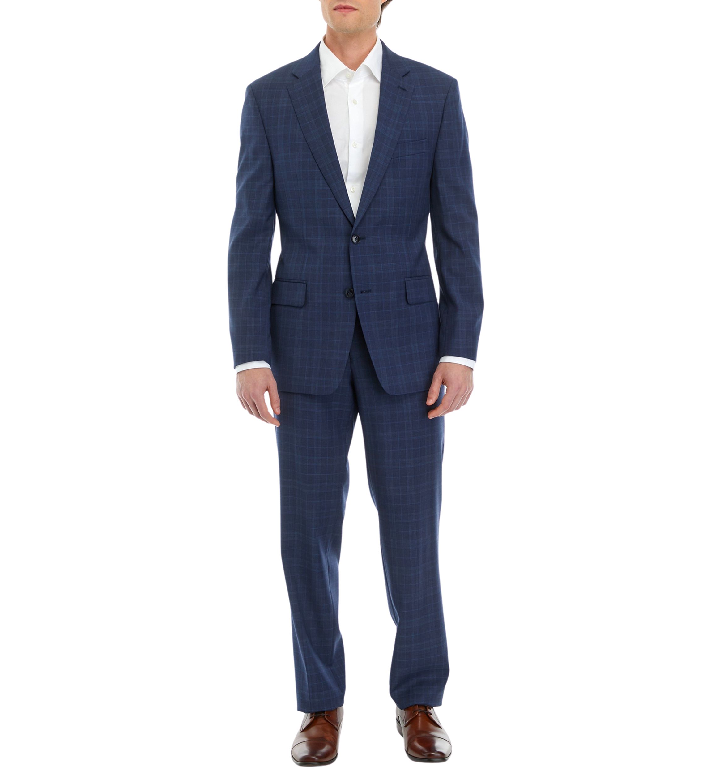 Blue Plaid Suit Separate Coat 
