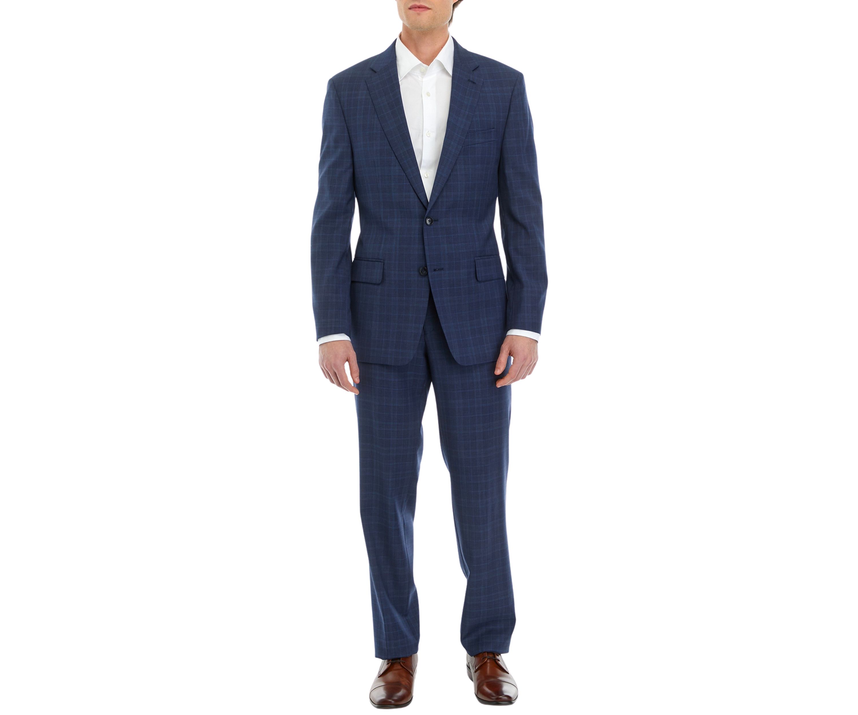 Blue Plaid Suit Separate Coat 