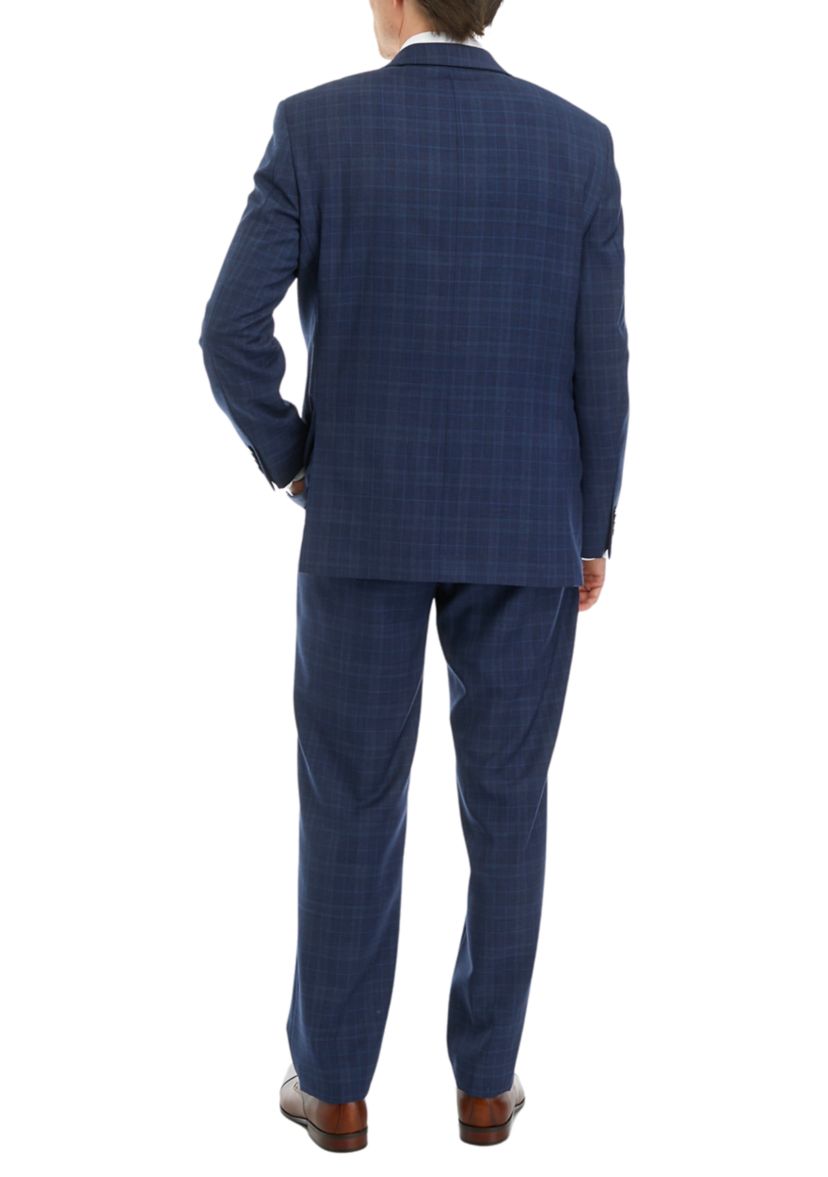 Blue Plaid Suit Separate Coat 