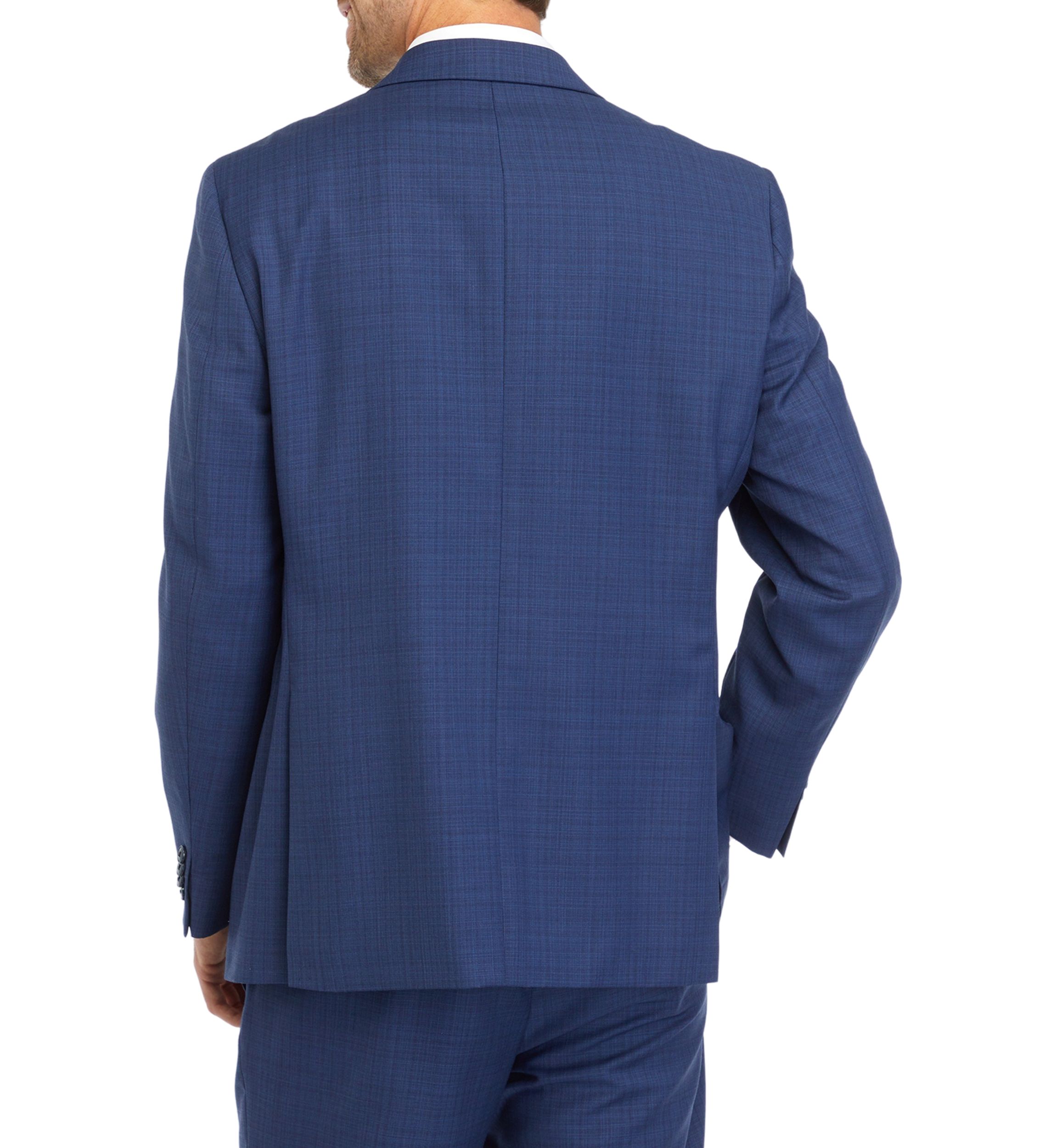 Blue Windowpane Suit Separate Coat 
