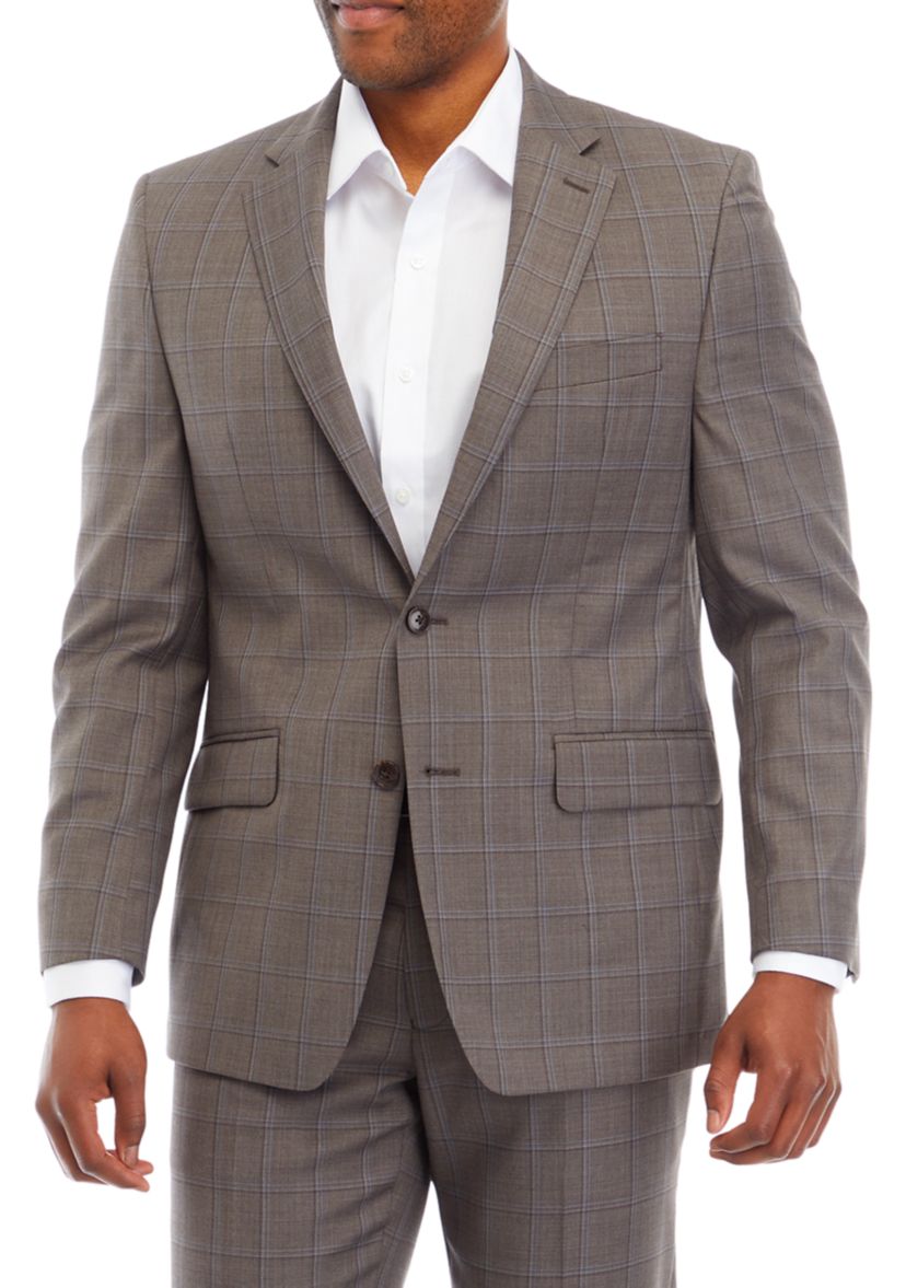 Windowpane Suit Separate Coat 