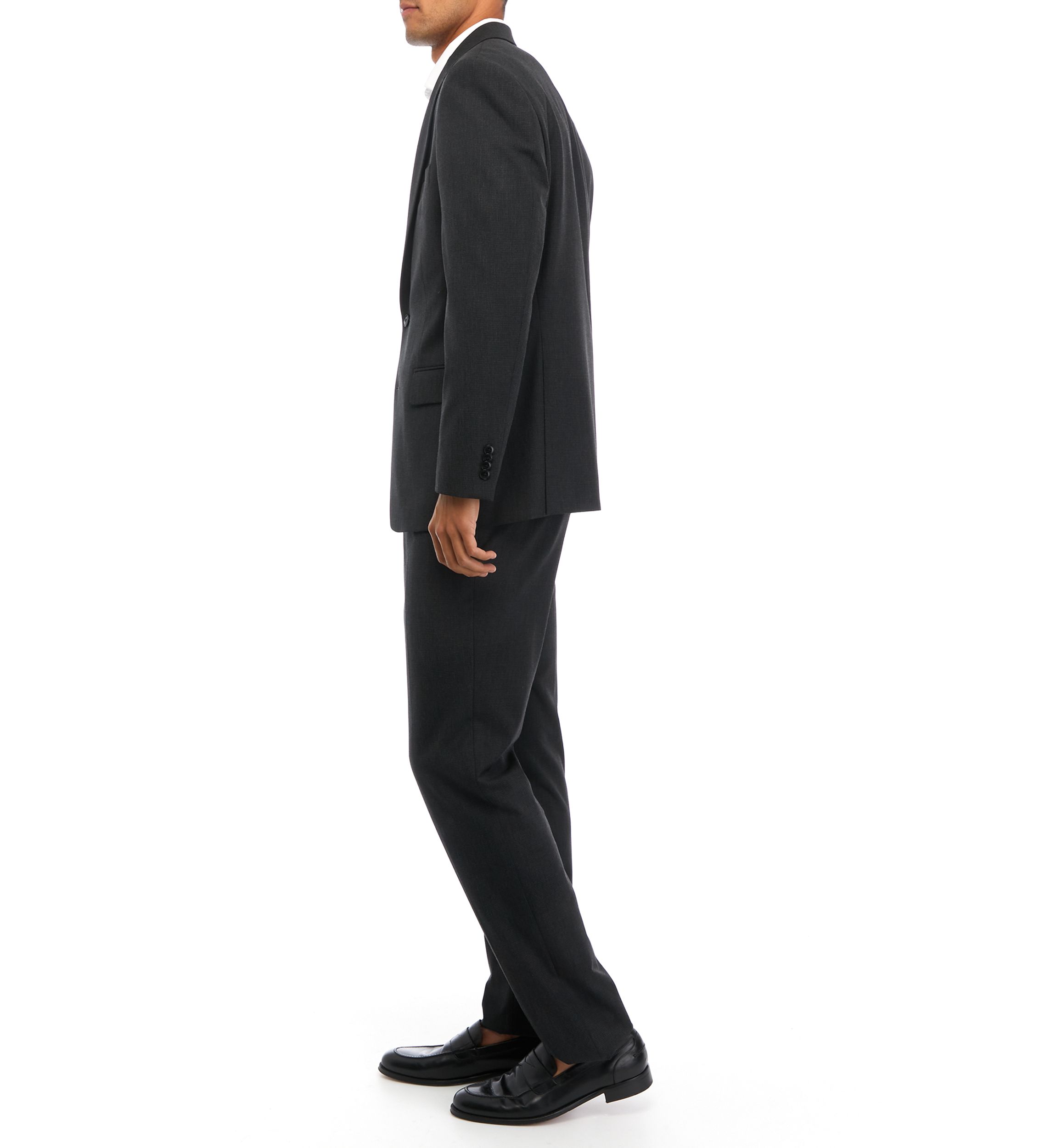 Black Charcoal Suit