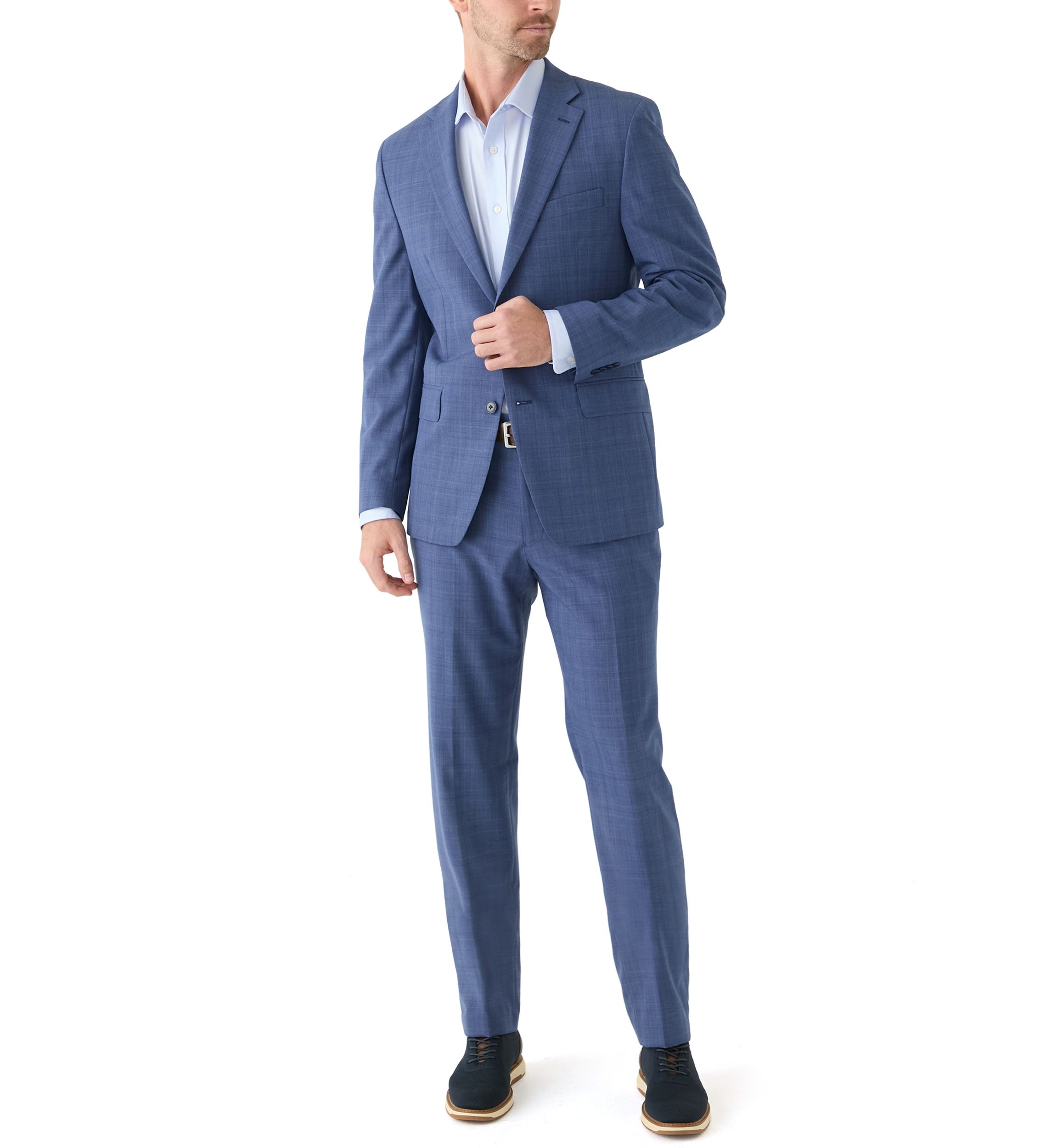 Blue Plaid Suit 