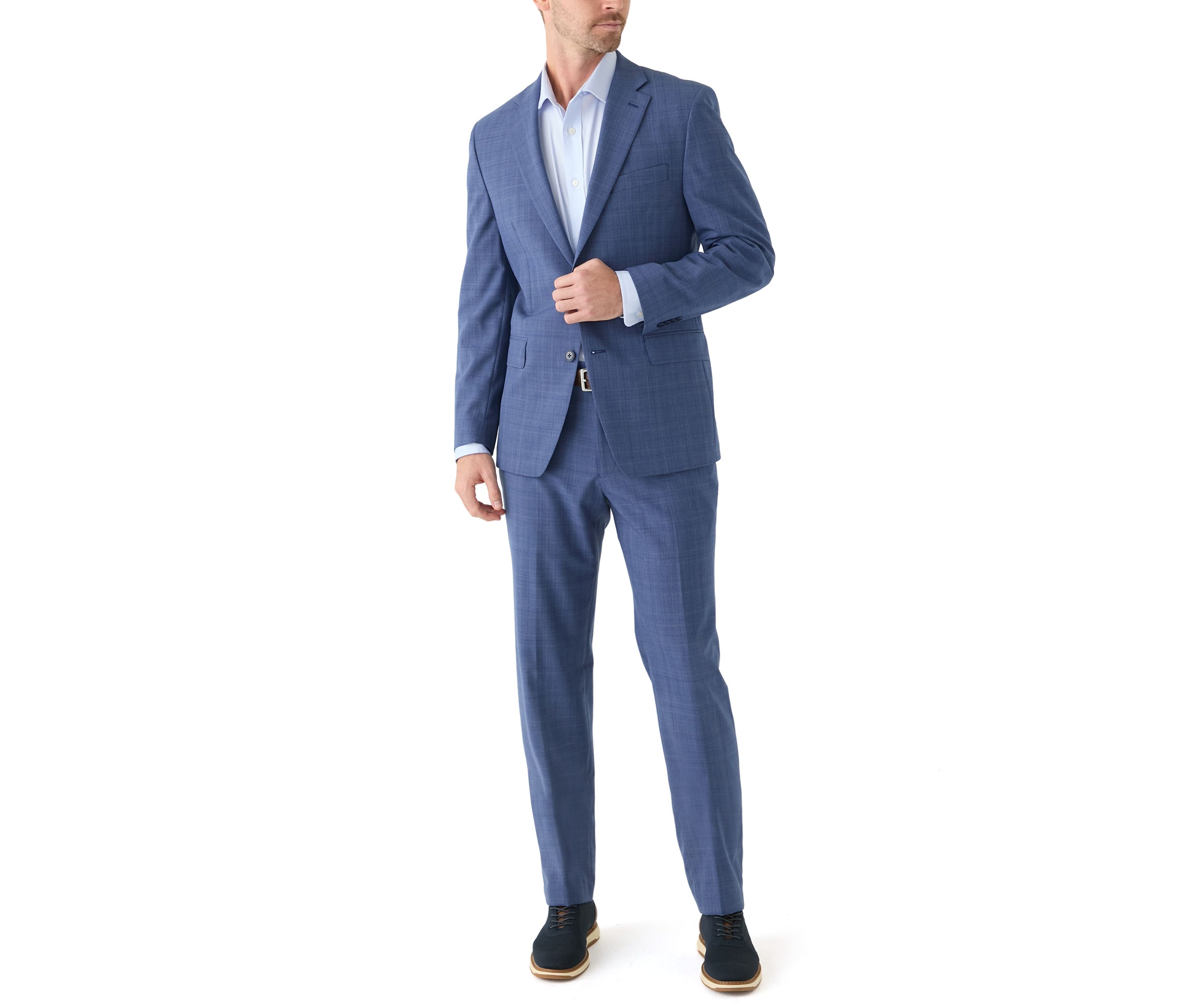 Blue Plaid Suit 