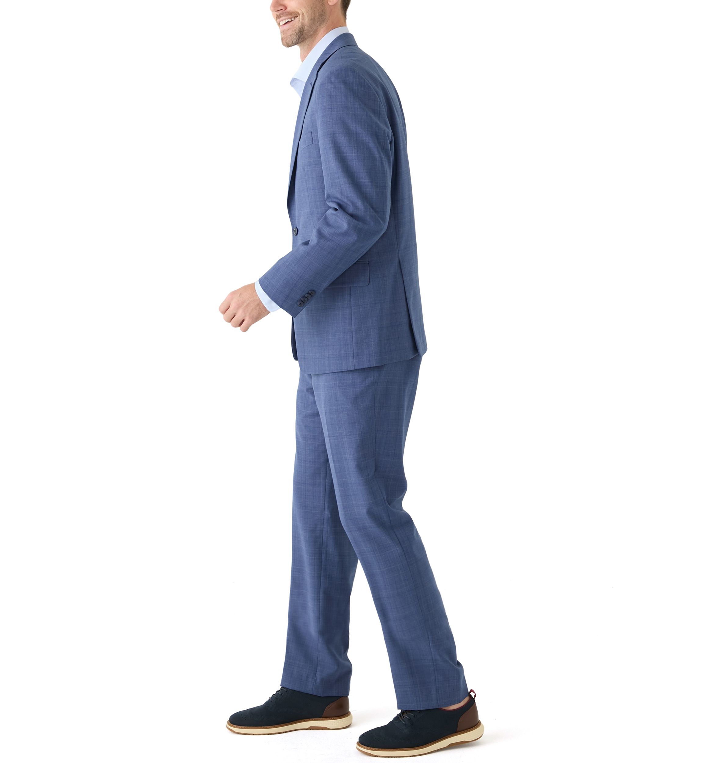 Blue Plaid Suit 