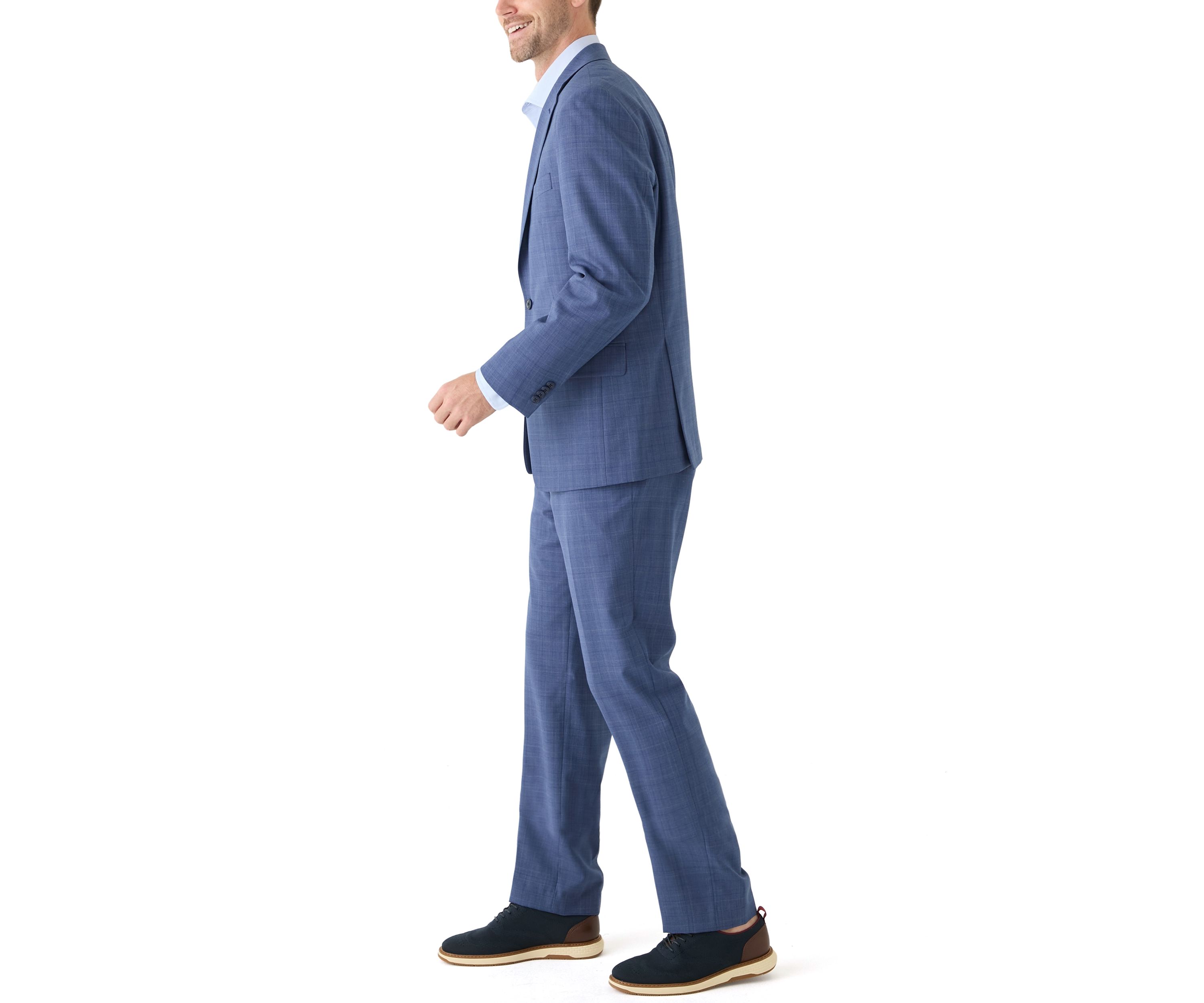 Blue Plaid Suit 