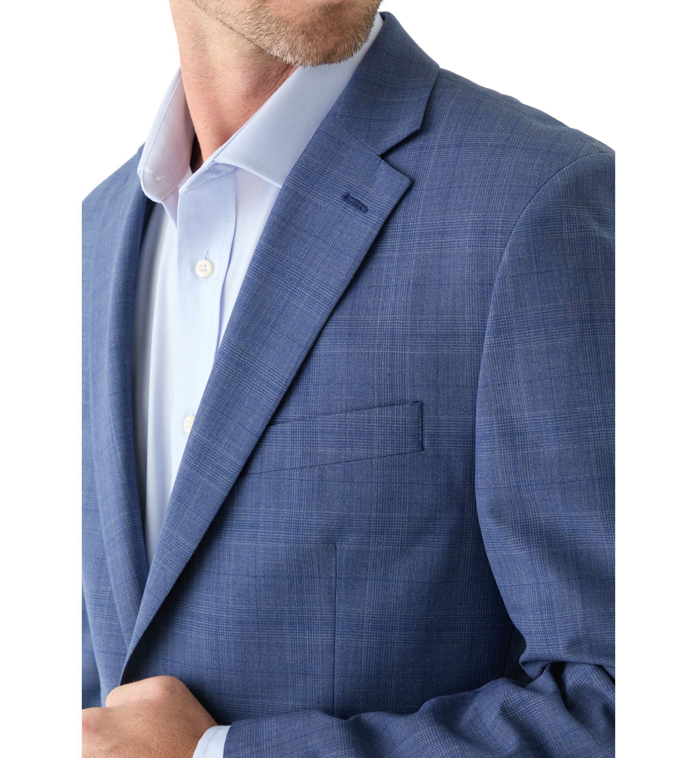 Blue Plaid Suit 