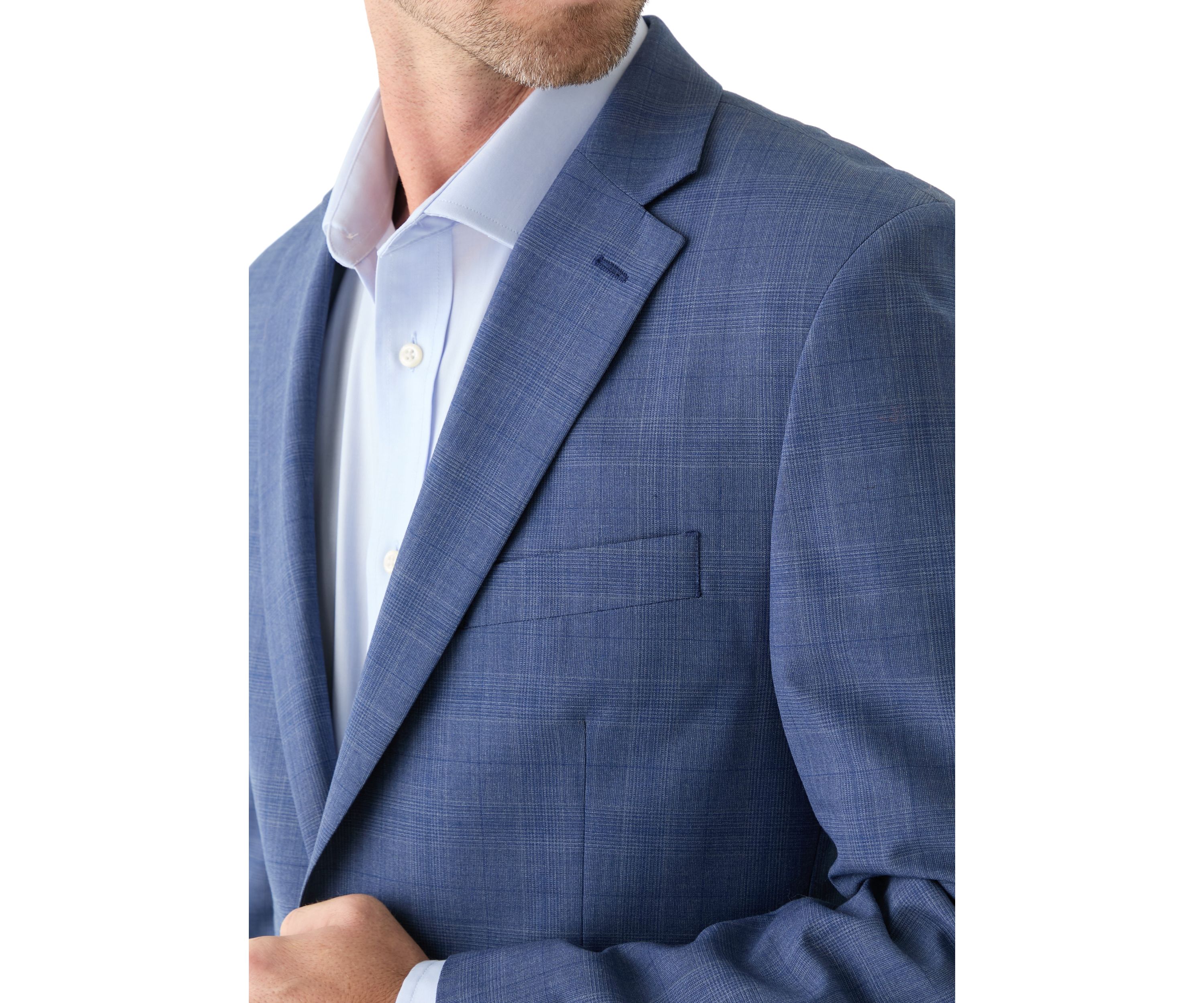 Blue Plaid Suit 