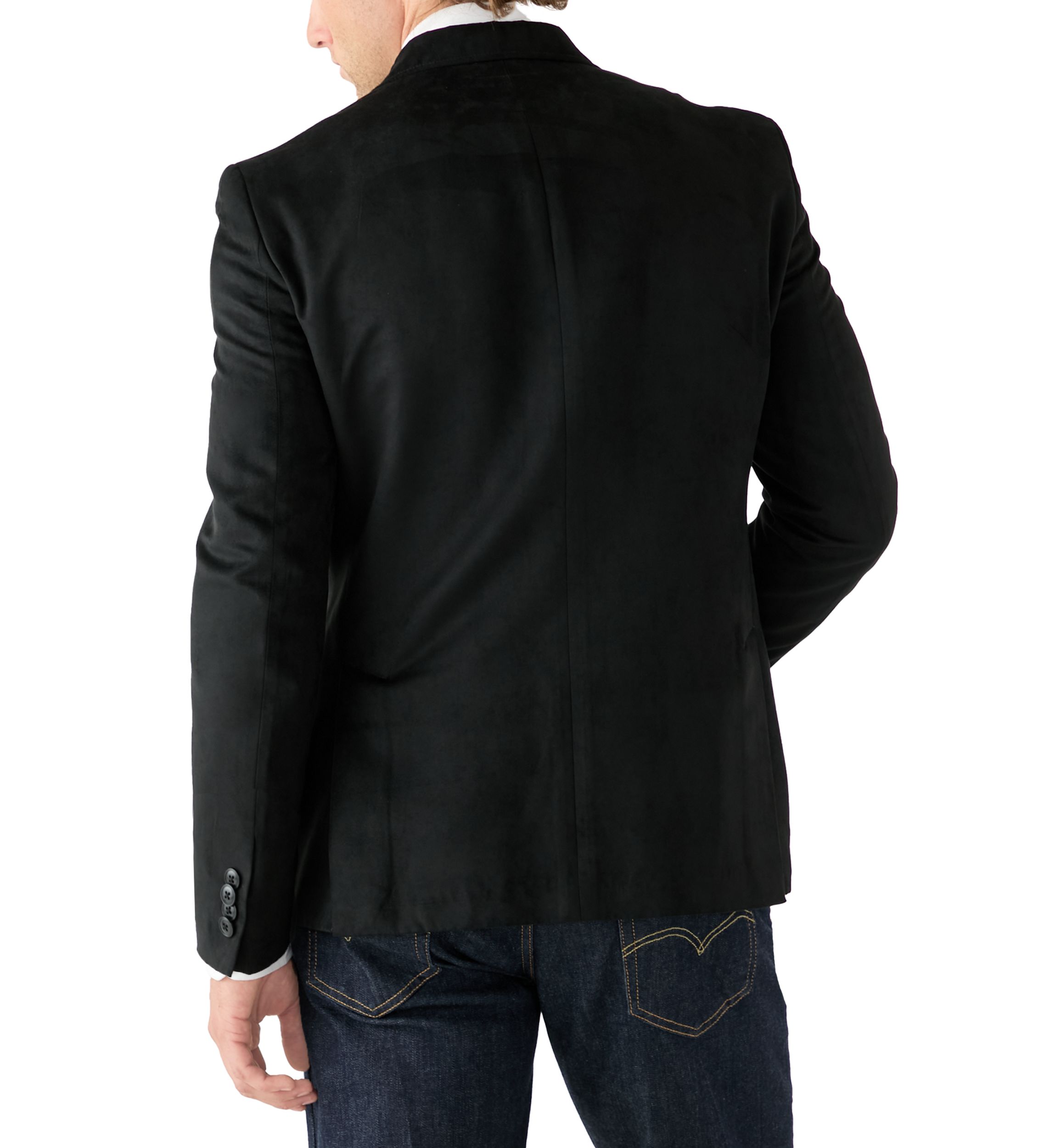 Faux Suede Sport Coat 