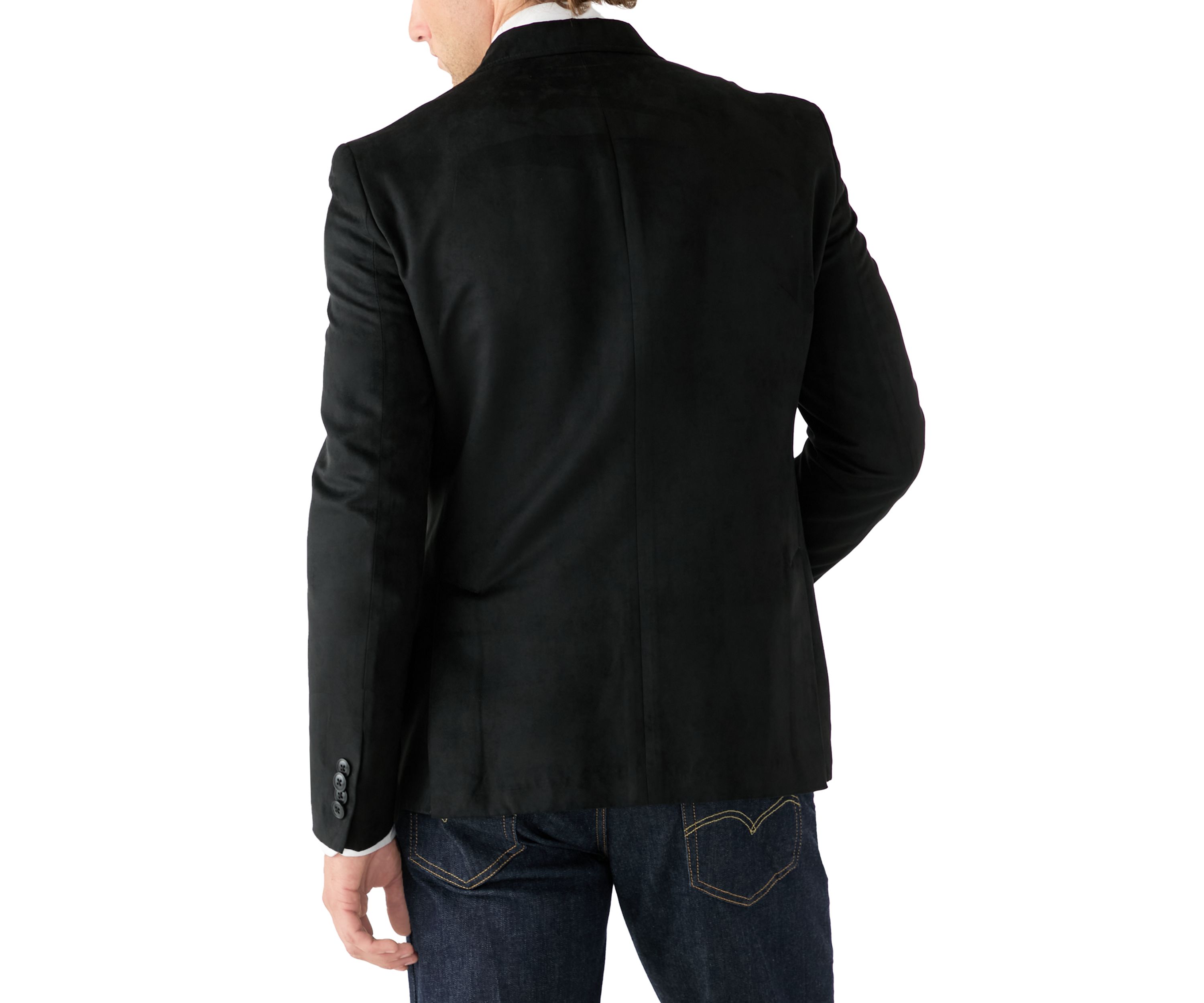 Faux Suede Sport Coat 