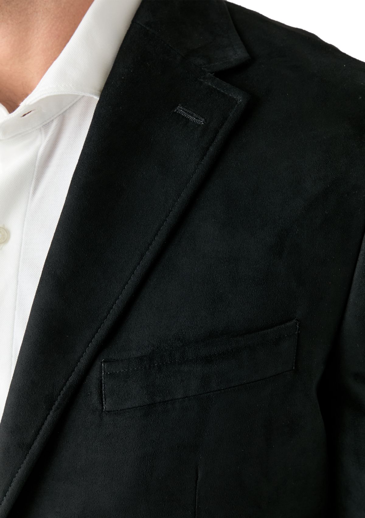 Faux Suede Sport Coat 