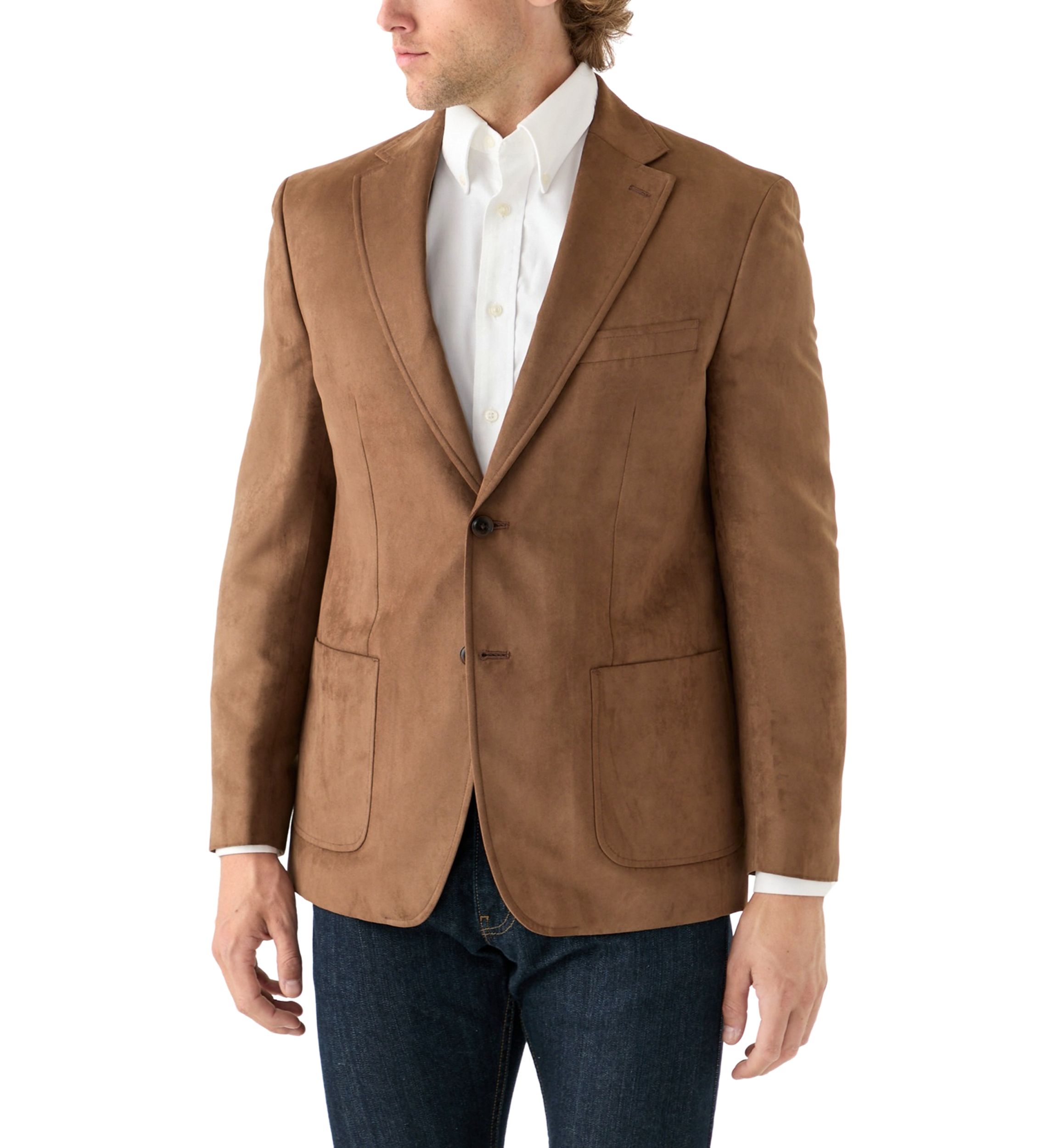 Walnut Faux Suede Sportcoat