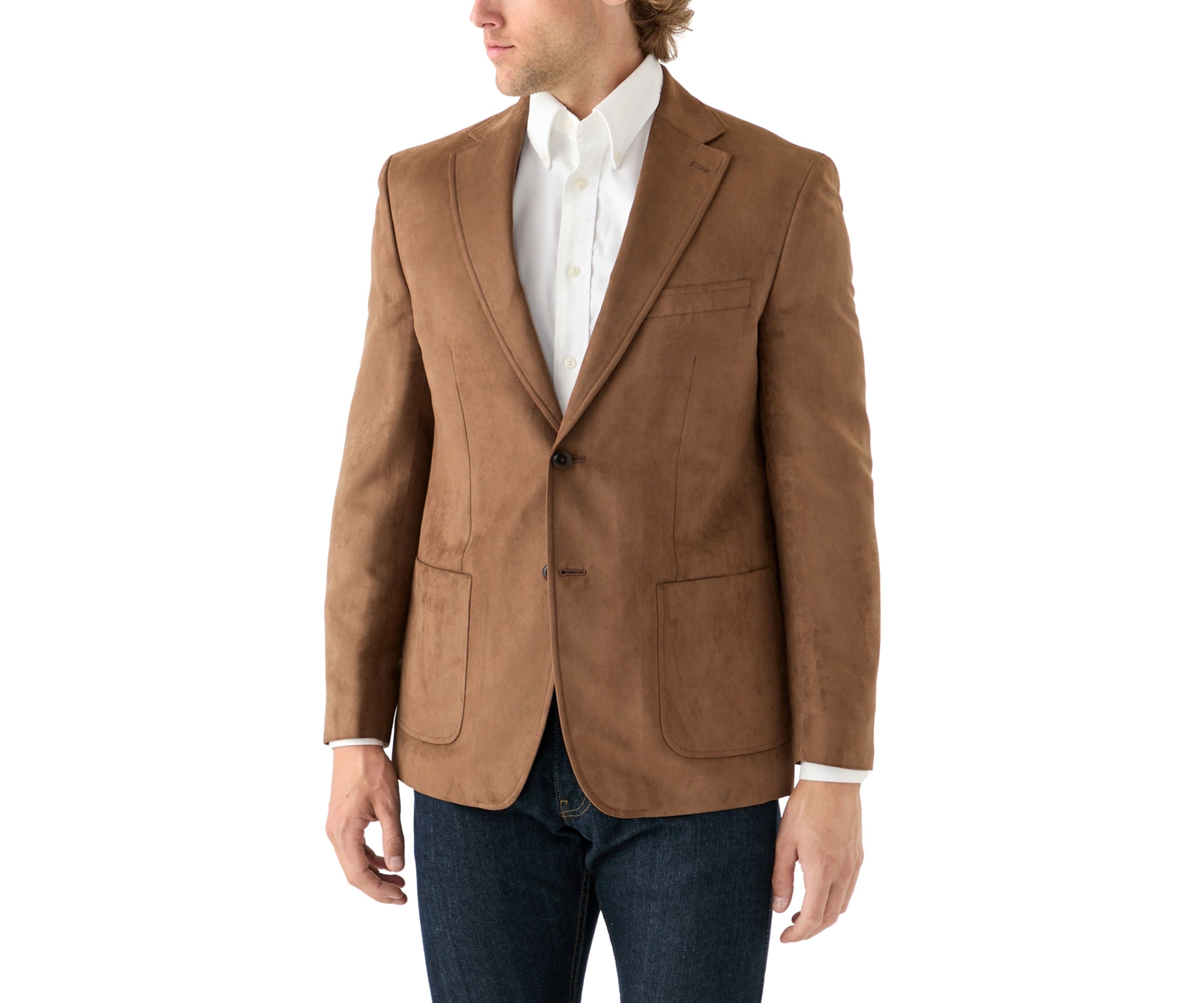 Walnut Faux Suede Sportcoat