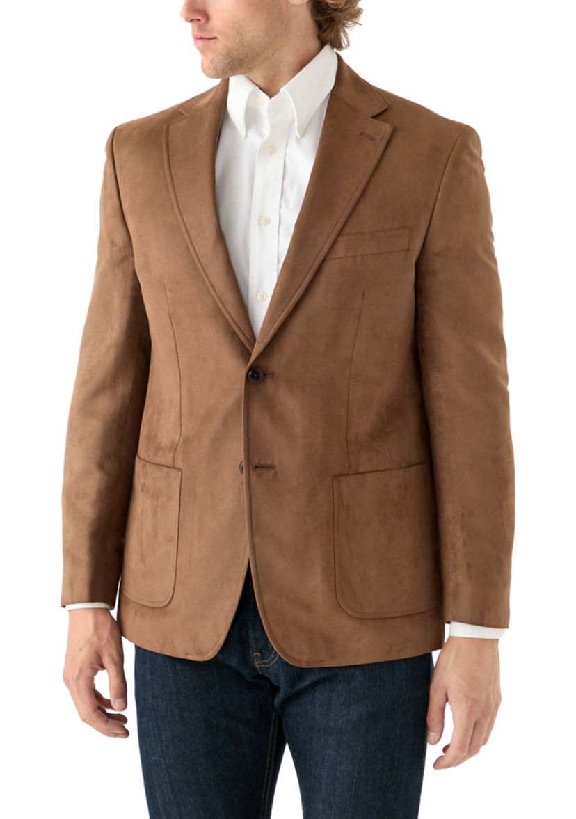 Walnut Faux Suede Sportcoat