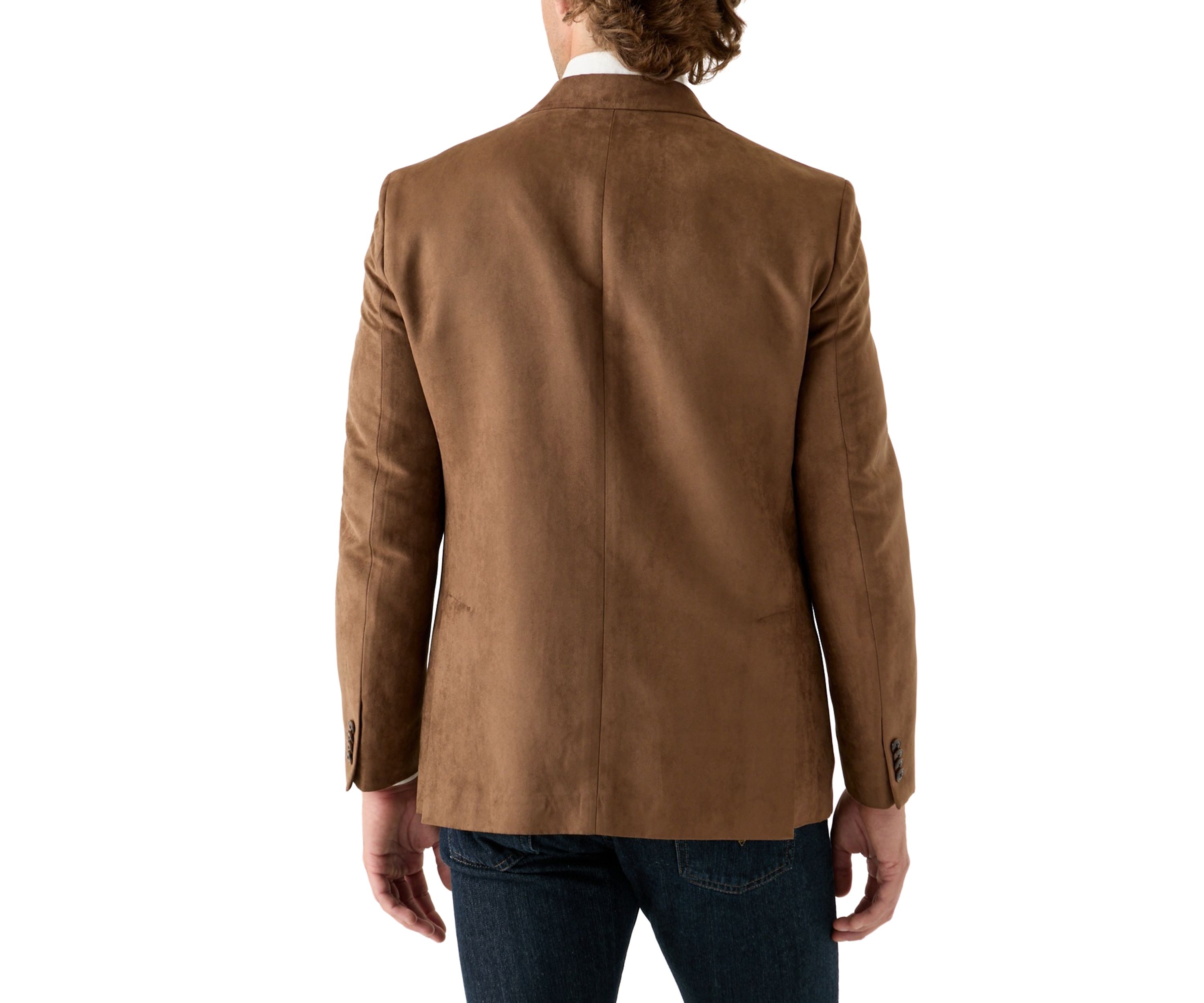 Walnut Faux Suede Sportcoat