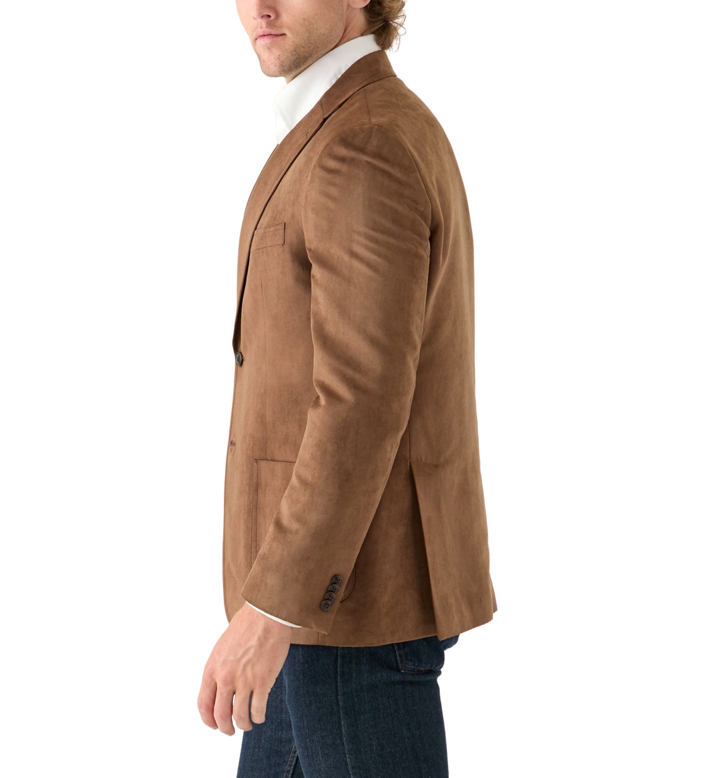 Walnut Faux Suede Sportcoat
