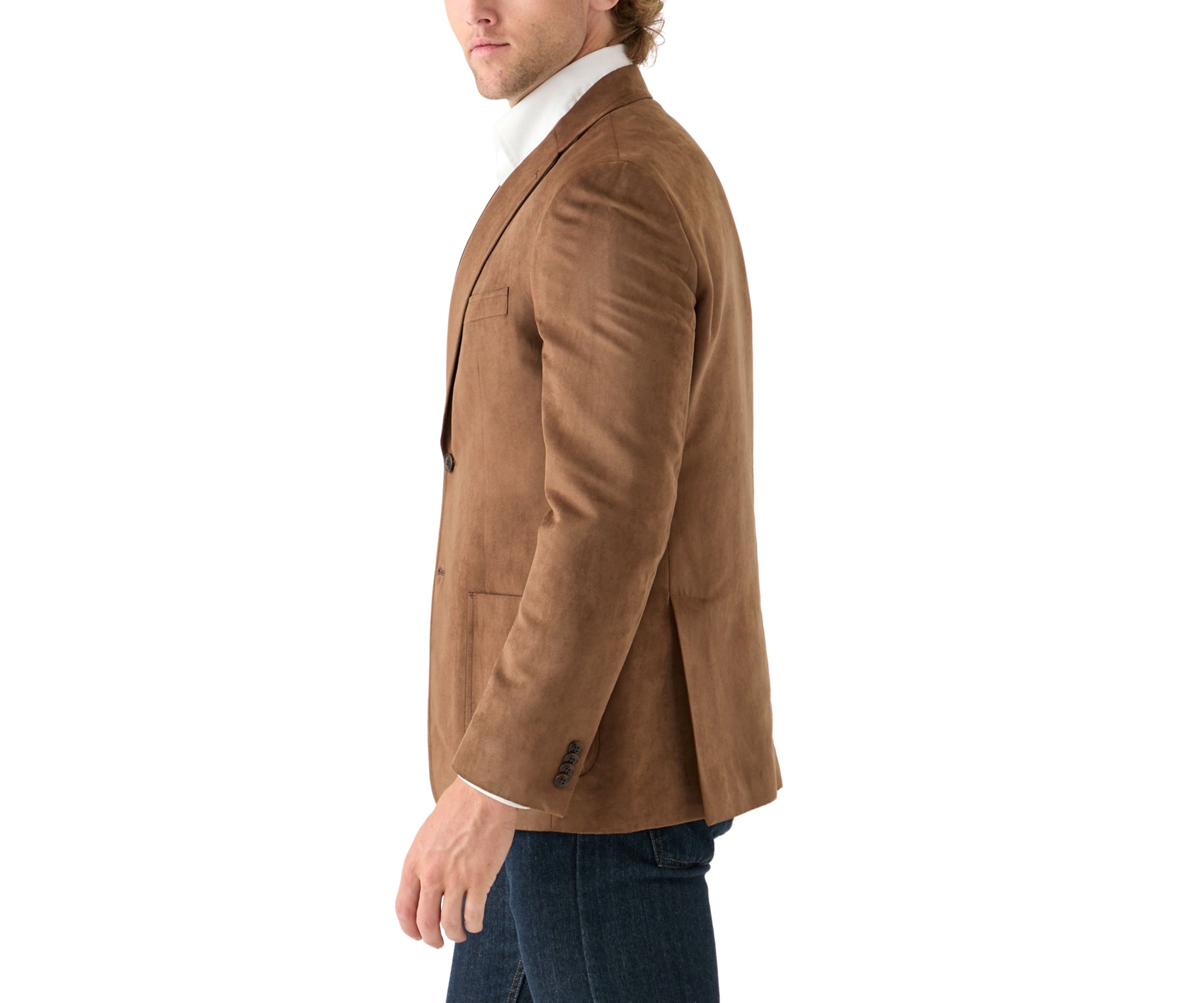 Walnut Faux Suede Sportcoat