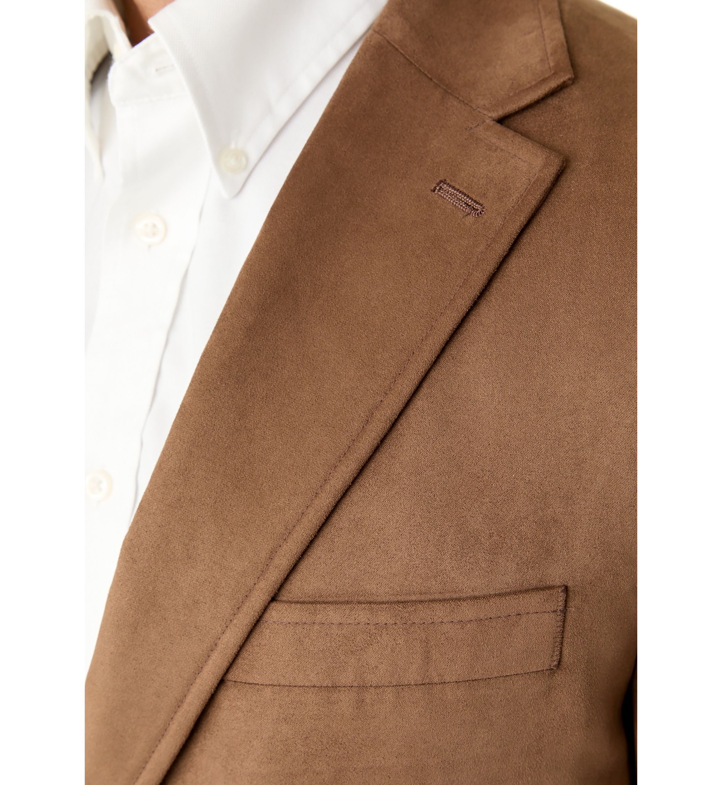 Walnut Faux Suede Sportcoat