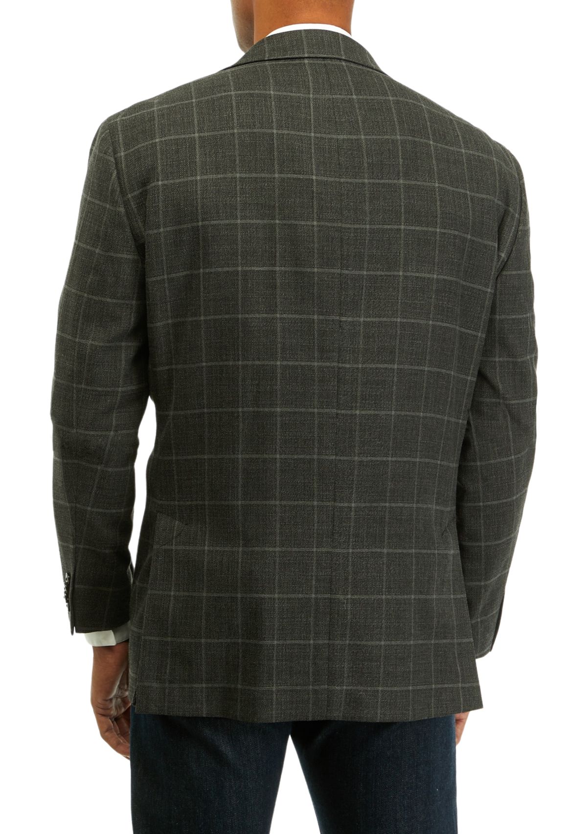 Single Breasted 2 Button Front Flap Pocket Sportcoat with Notch Lapel