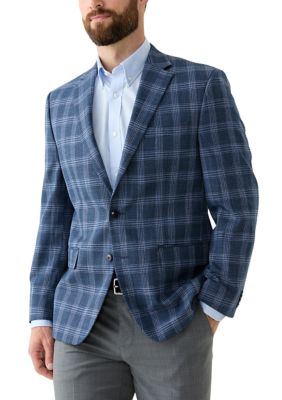 MICHAEL Michael Kors Men's Single Breasted Classic Fit Plaid Blazer