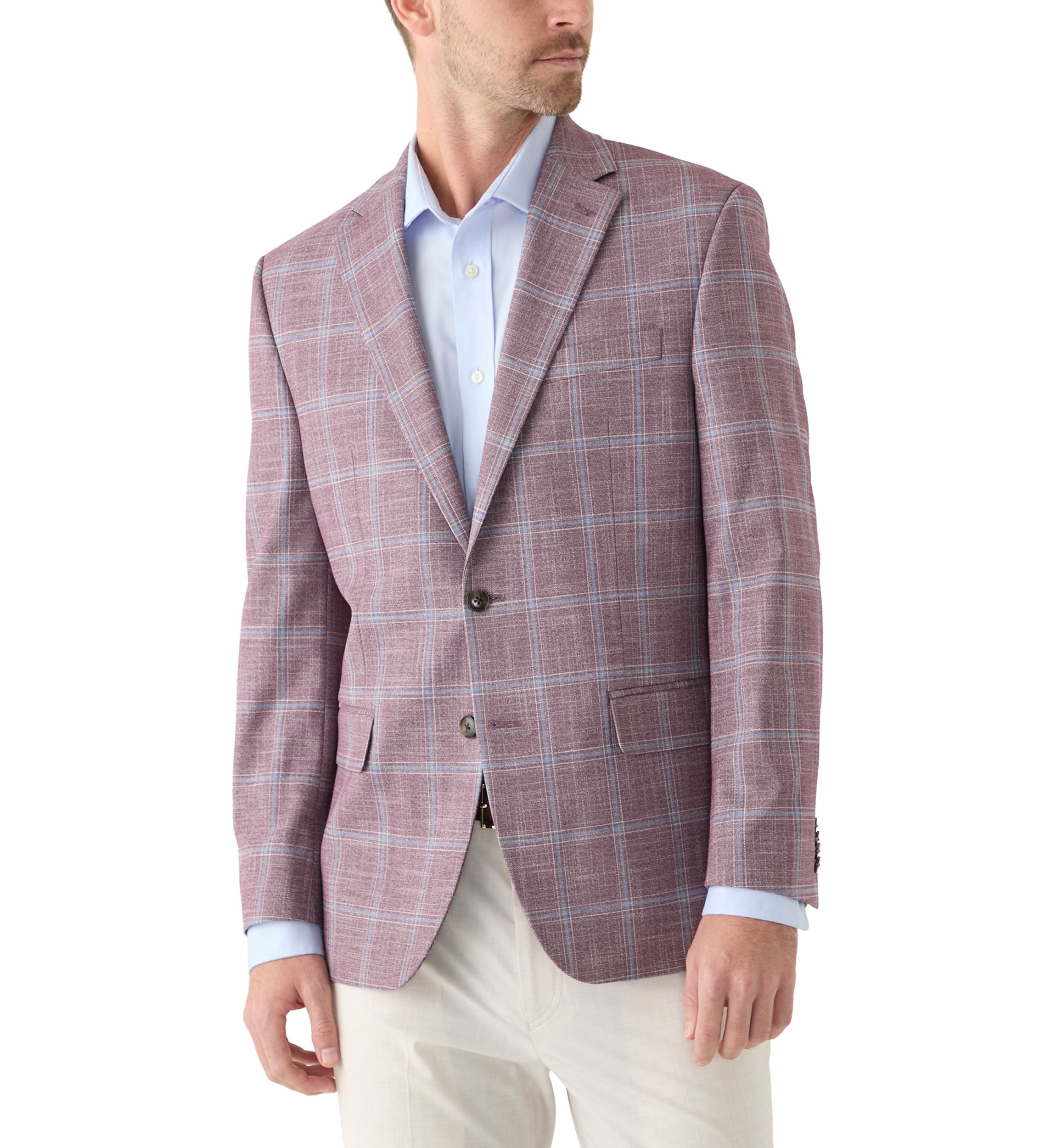Rose Plaid Sportcoat