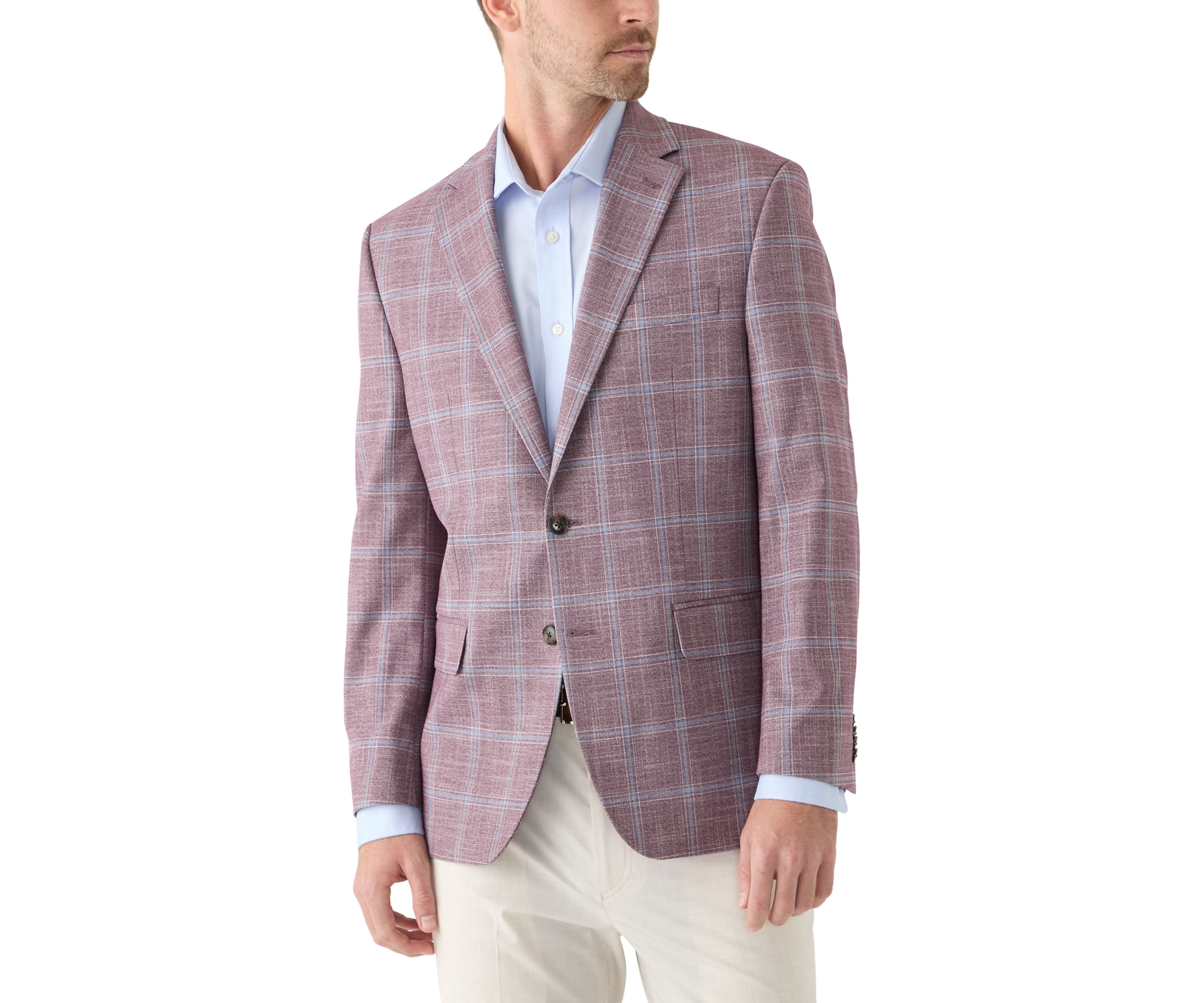 Rose Plaid Sportcoat