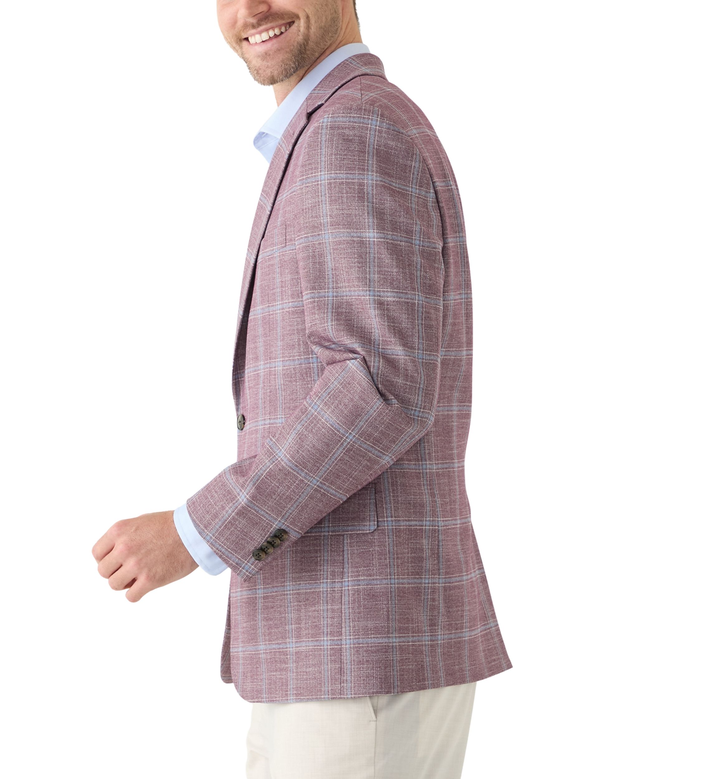 Rose Plaid Sportcoat