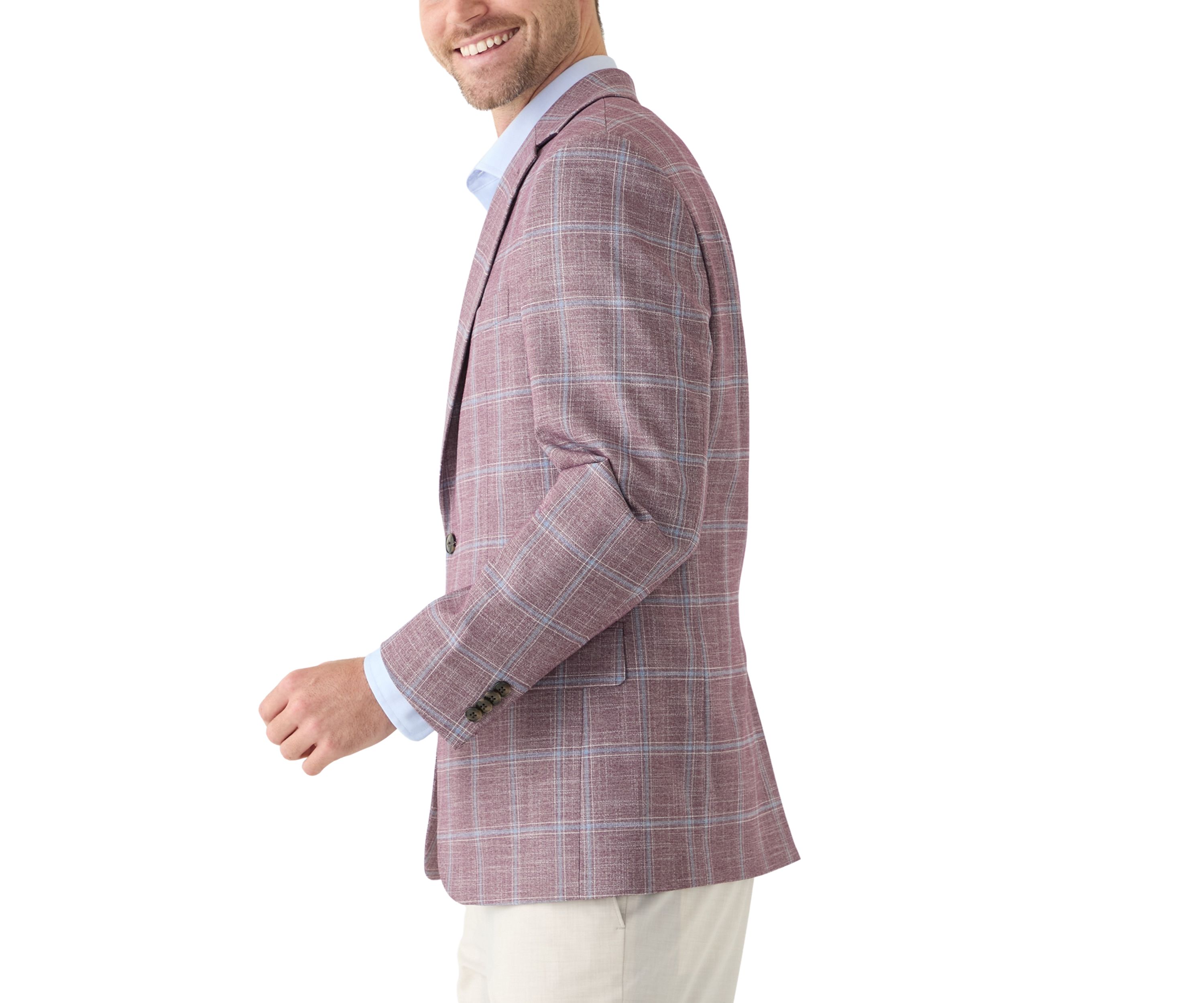 Rose Plaid Sportcoat