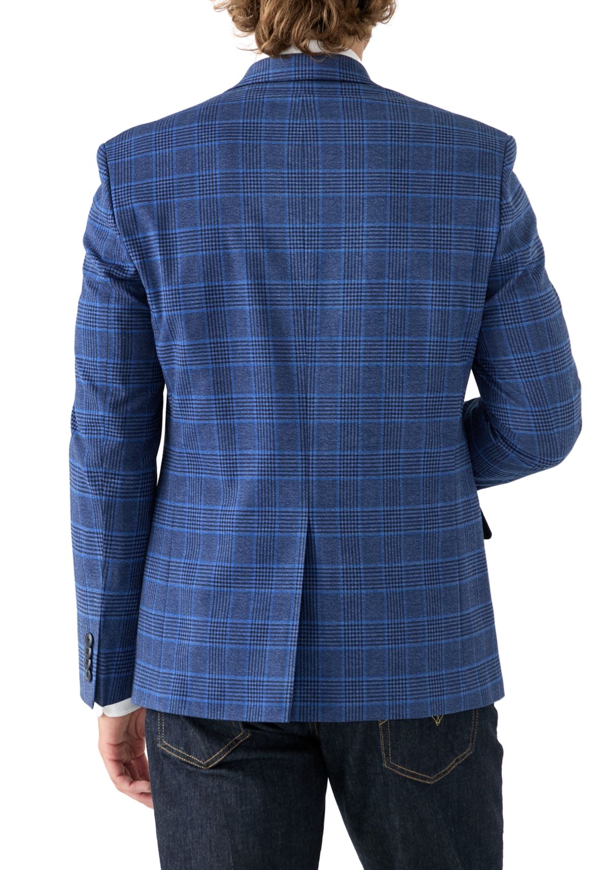 Blue Plaid Sport Coat