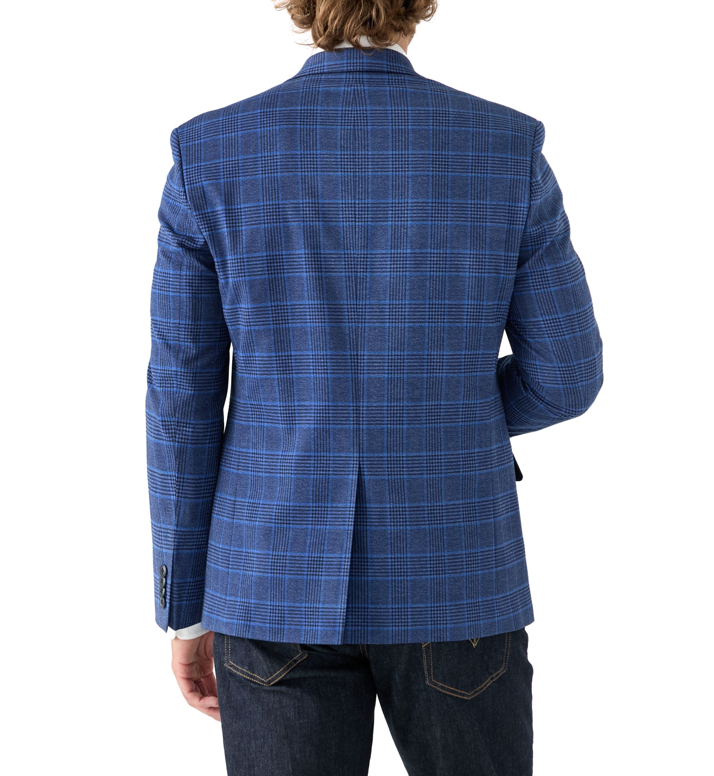 Blue Plaid Sport Coat