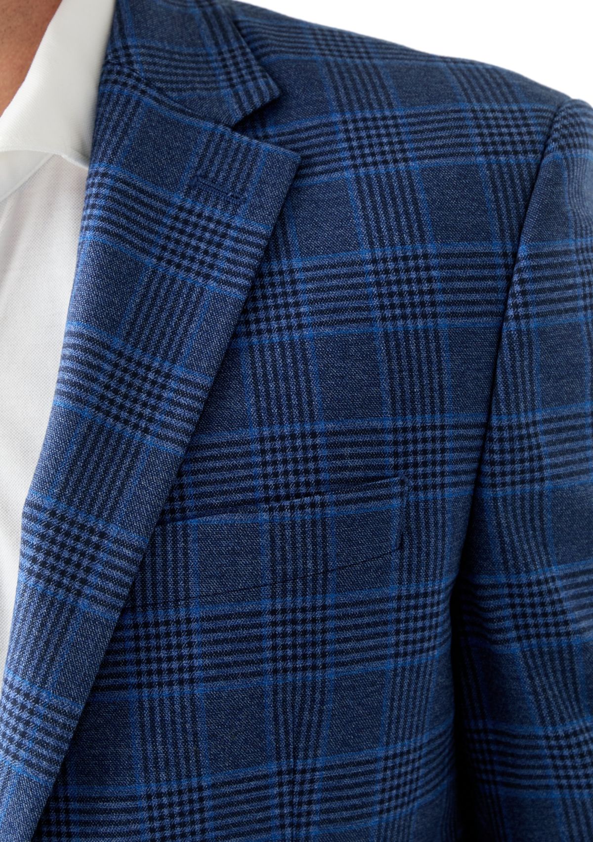 Blue Plaid Sport Coat