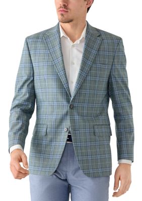 MICHAEL Michael Kors Men's Plaid Blazer, 42 Regular